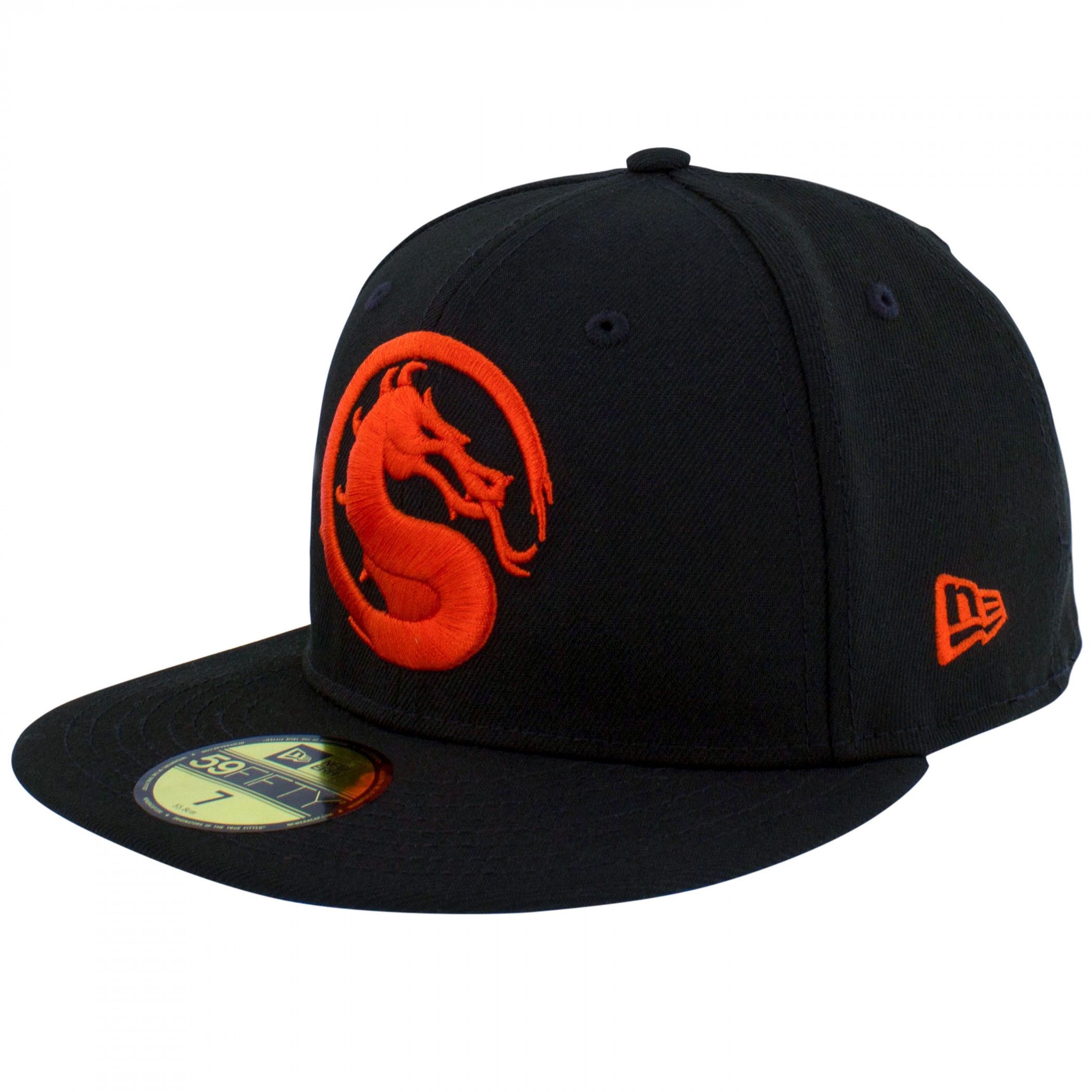 Mortal Kombat Logo New Era 59Fifty Fitted Hat, Black