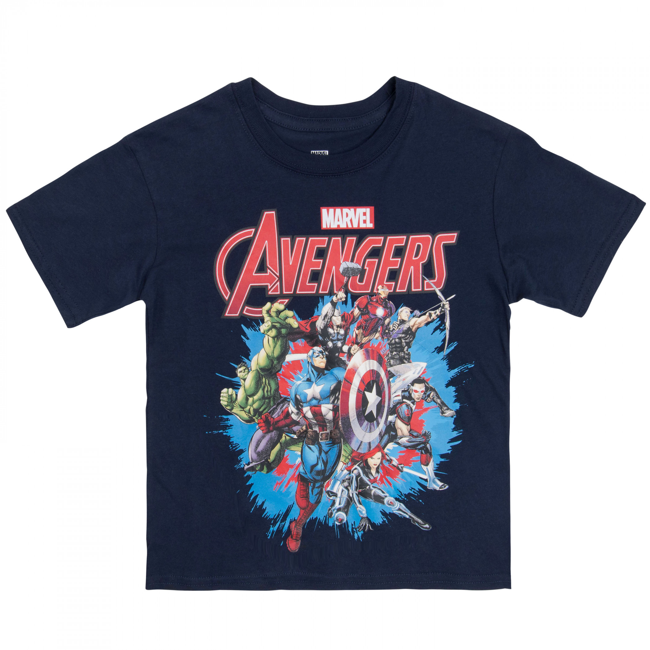 Avengers Ready for Action Youth T-Shirt, Blue