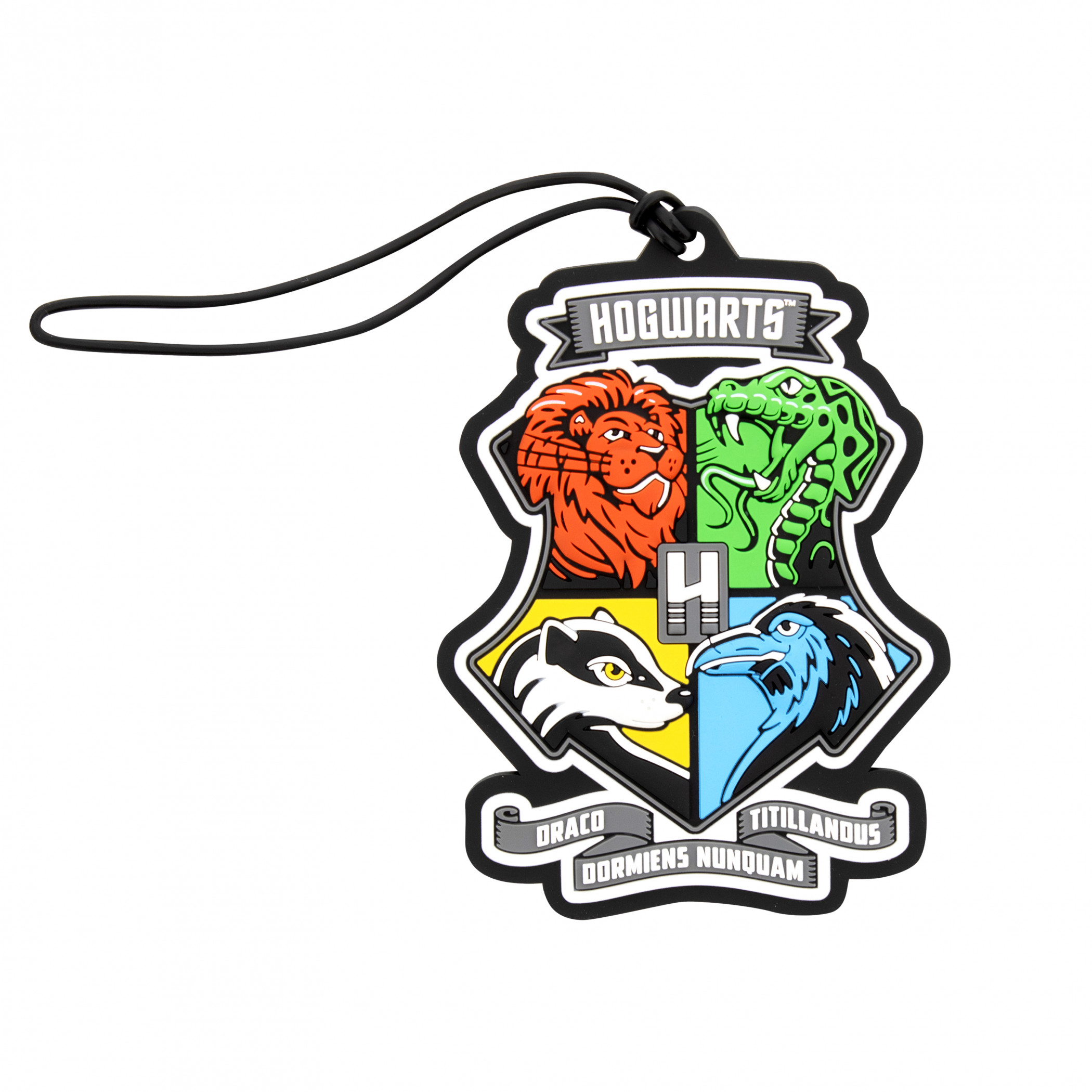 Harry Potter All Hogwarts Crests Luggage Tag, Multi-Color