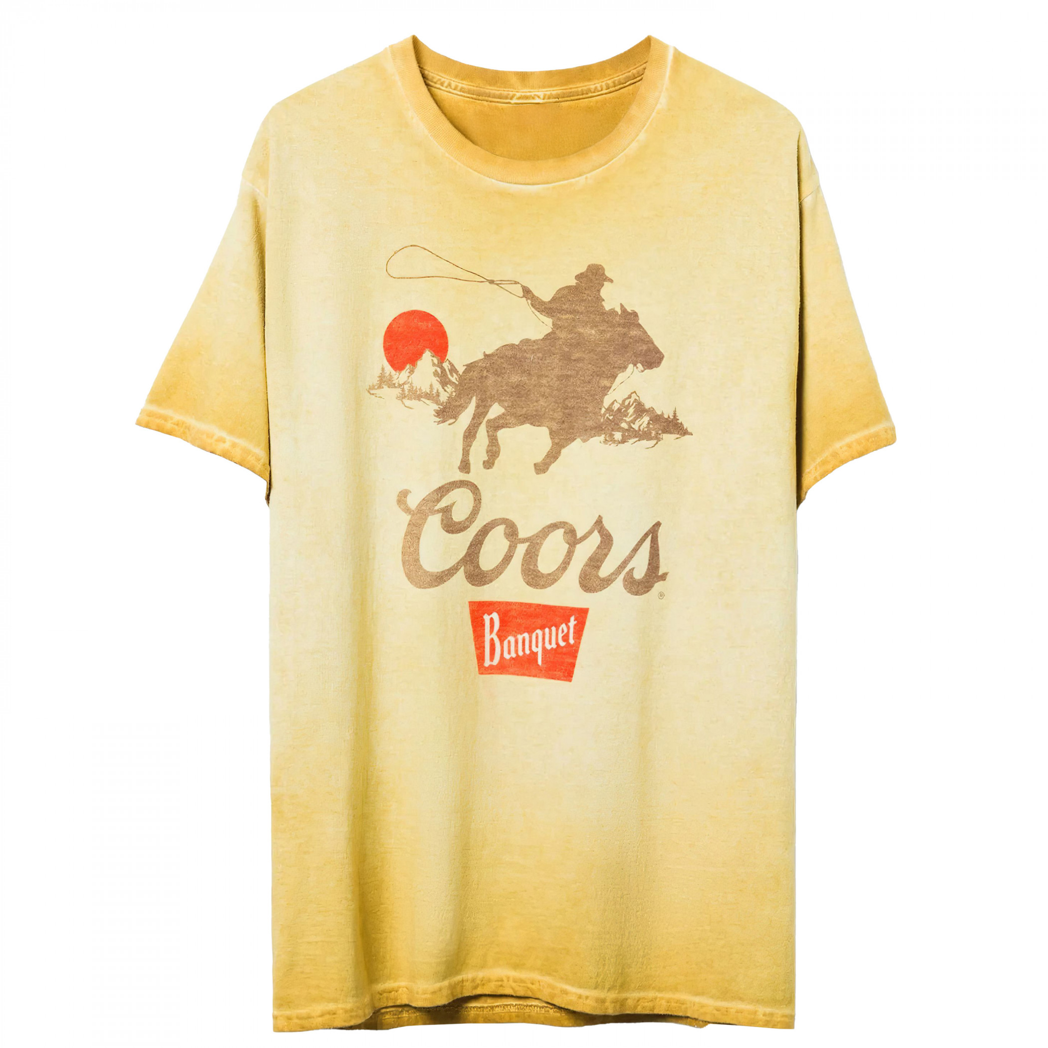 Coors Banquet Riding in the West T-Shirt by Junk Food