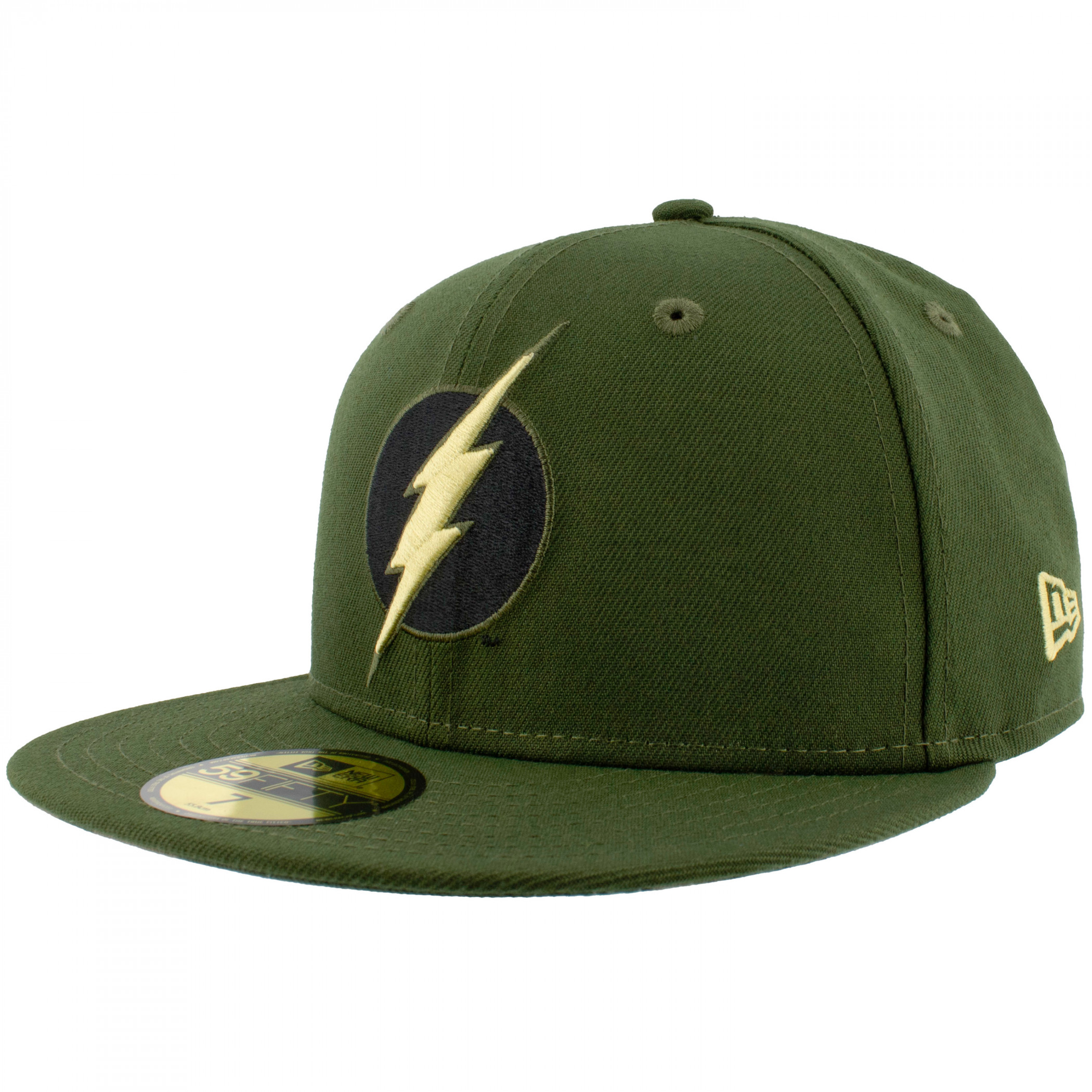 The Flash Salute to Service New Era 59Fifty Fitted Hat, Green