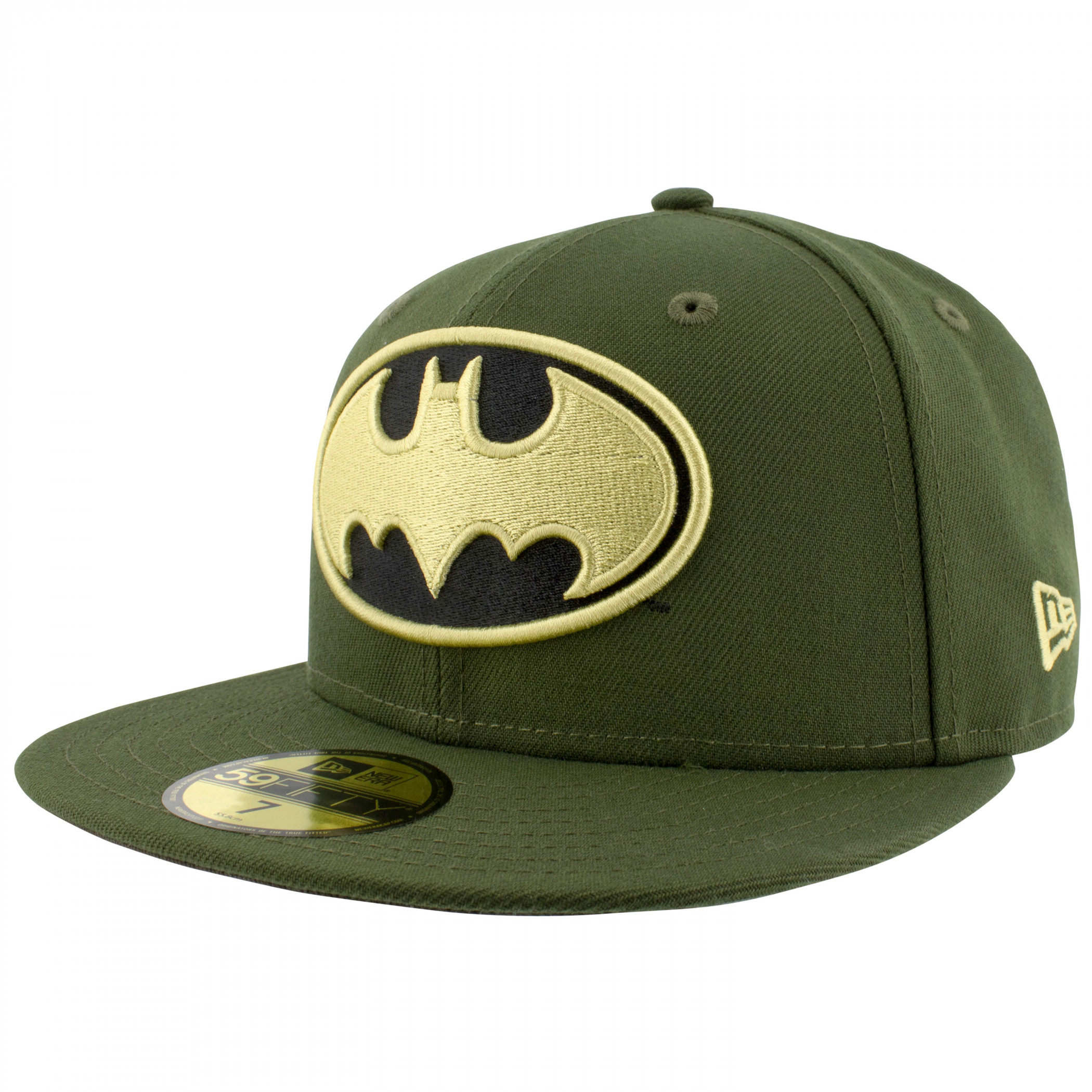 Batman Salute to Service New Era 59Fifty Fitted Hat, Green