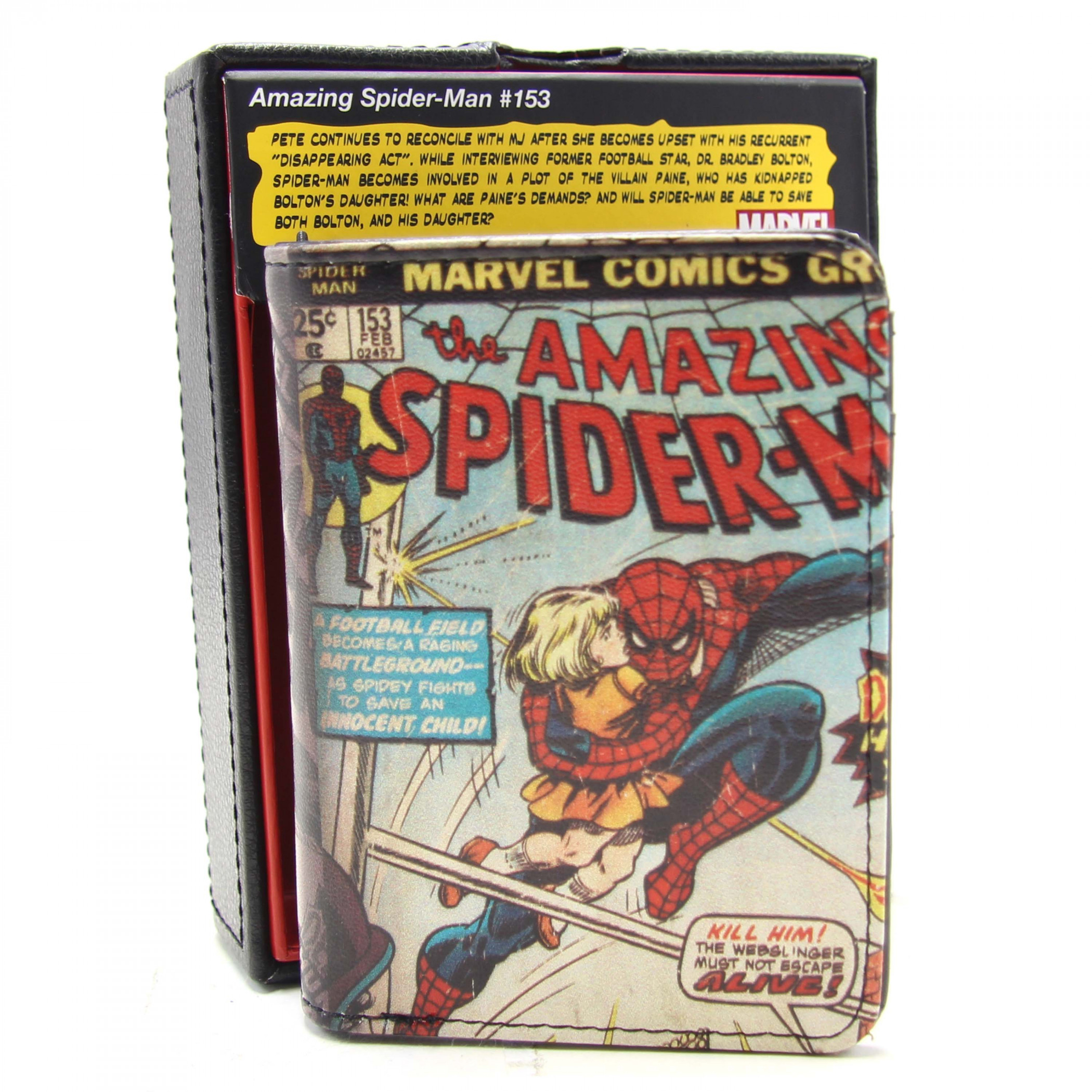 The Amazing Spider-Man #153 Valet Tri-Fold Wallet, Multi-Color
