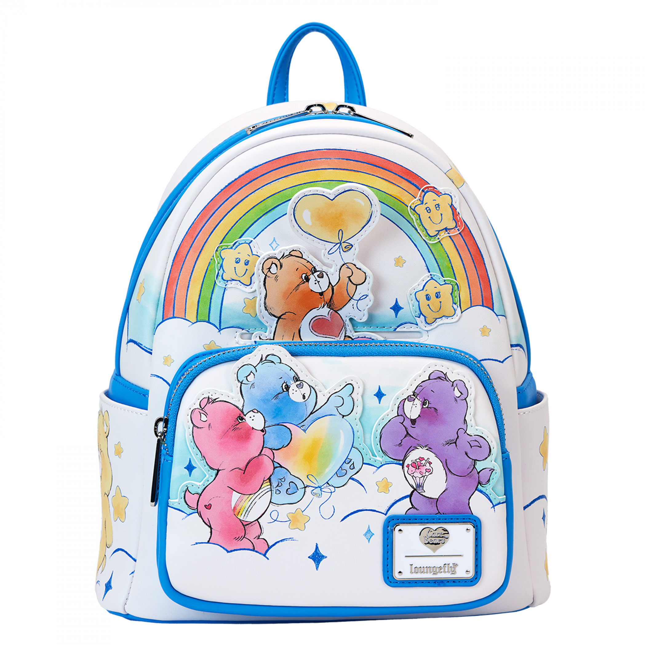 Care Bears Rainbows in the Sky Mini Backpack By Loungefly, Multi-Color