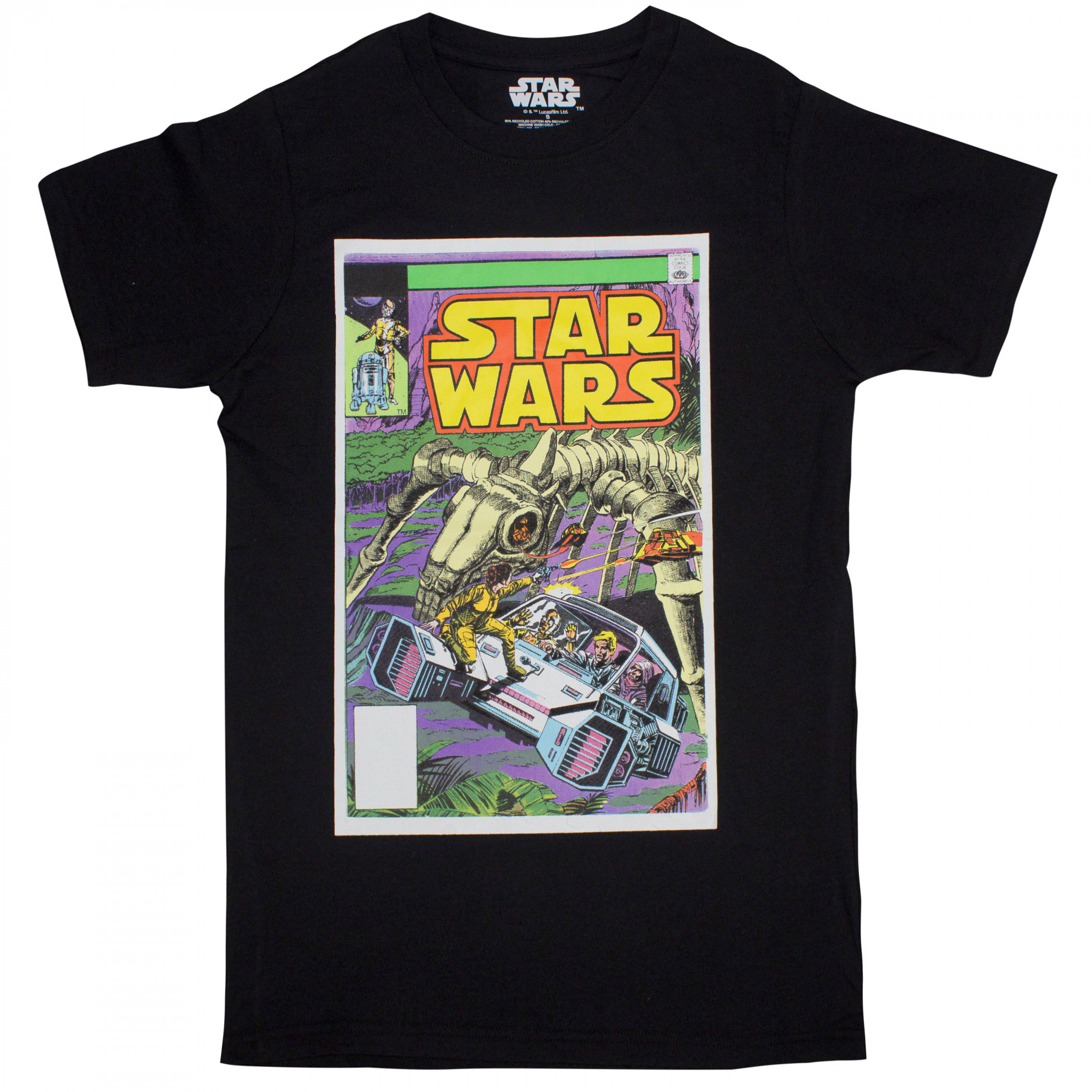 Star Wars Mythosaur Flight Comic Cover #69 T-Shirt, Black