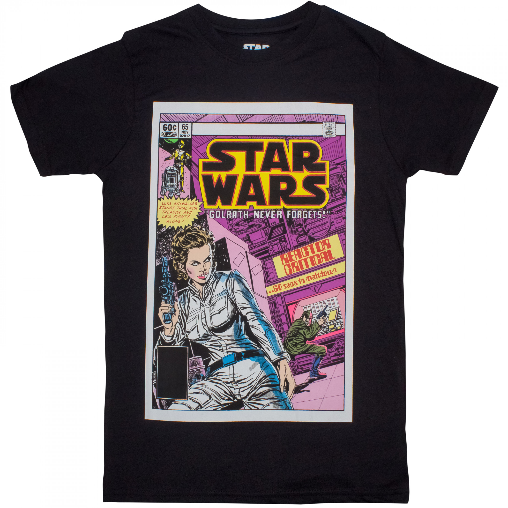 Star Wars Golrath Never Forgets Comic Cover #65 T-Shirt, Black
