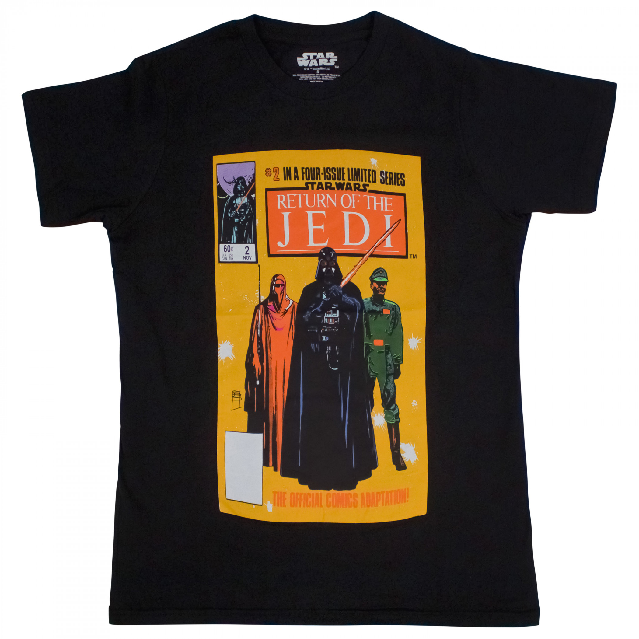 Star Wars Return of the Jedi Comic Cover #2 T-Shirt, Black