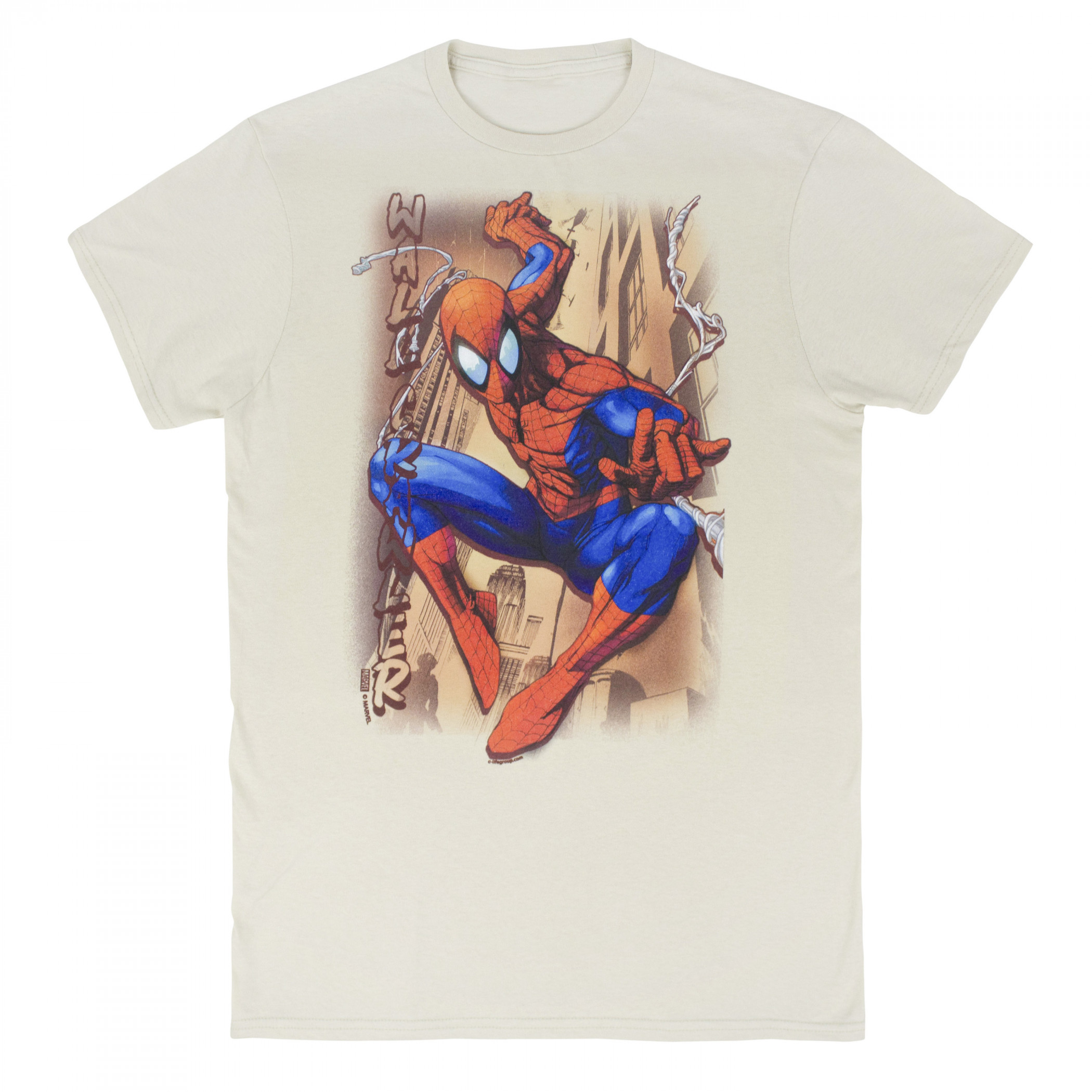 Spider-Man Wall Crawler T-Shirt, Beige
