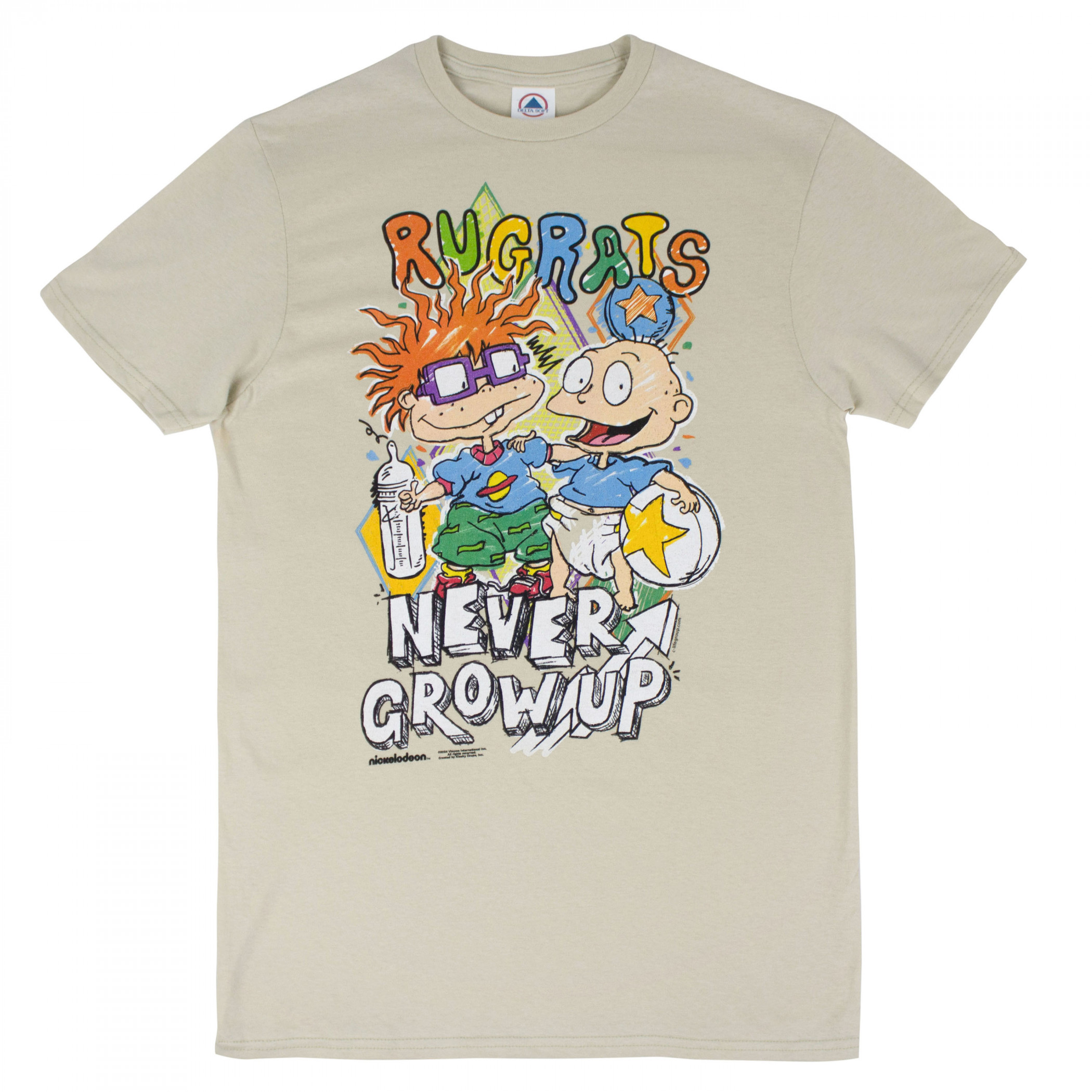 Rugrats Never Grow Up T-Shirt Beige