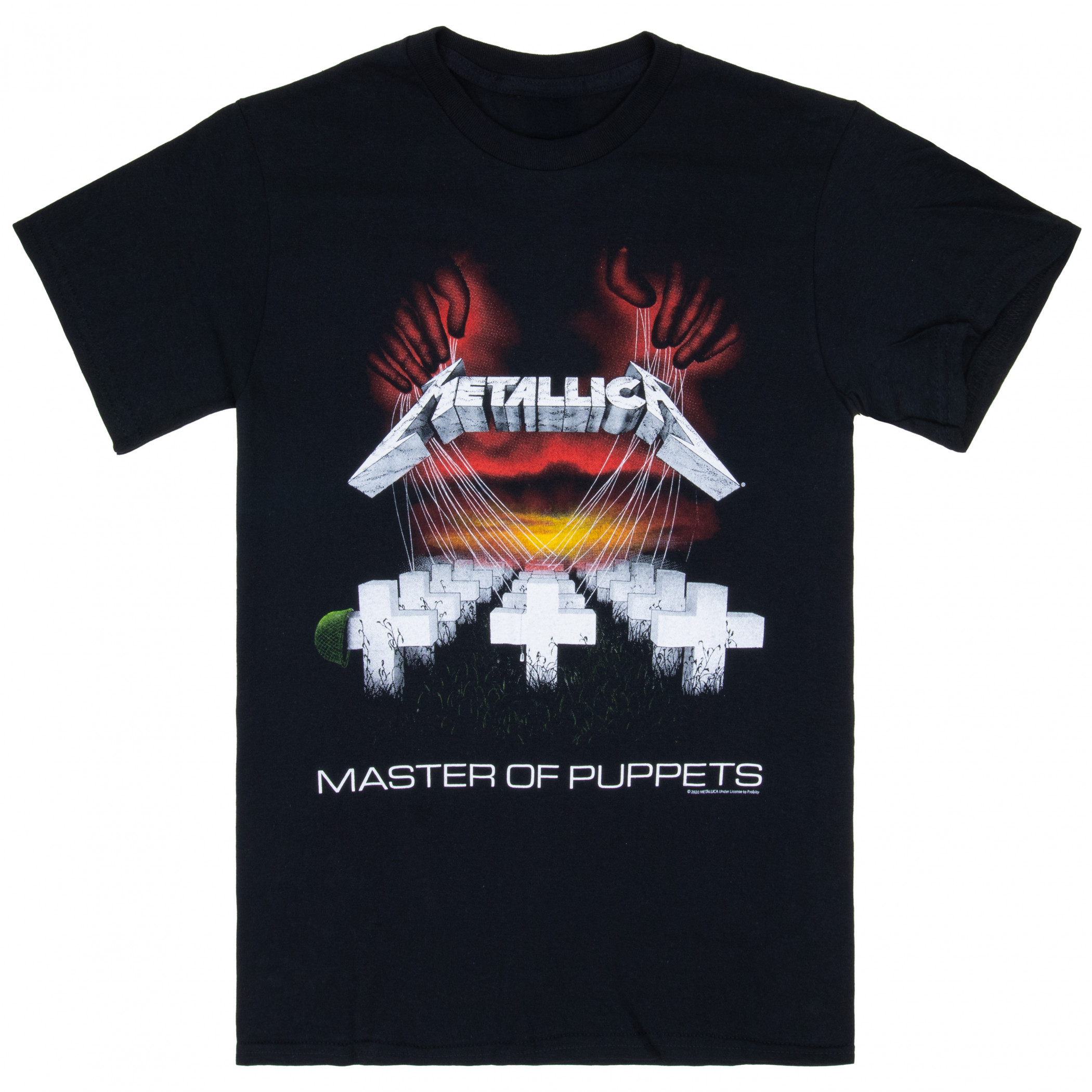 Metallica Master of Puppets Track List T-Shirt