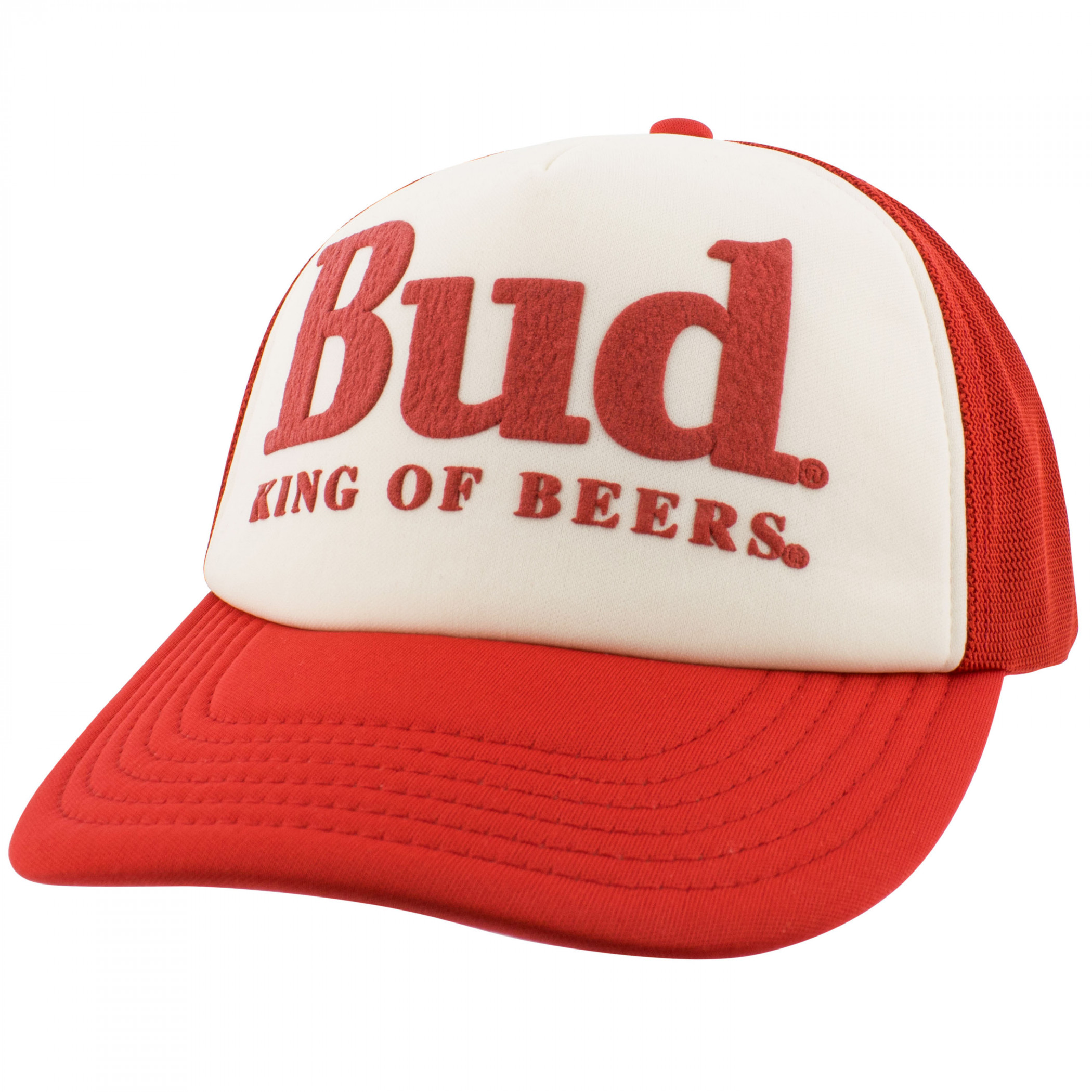 Budweiser Bud King of Beers Logo Trucker Hat