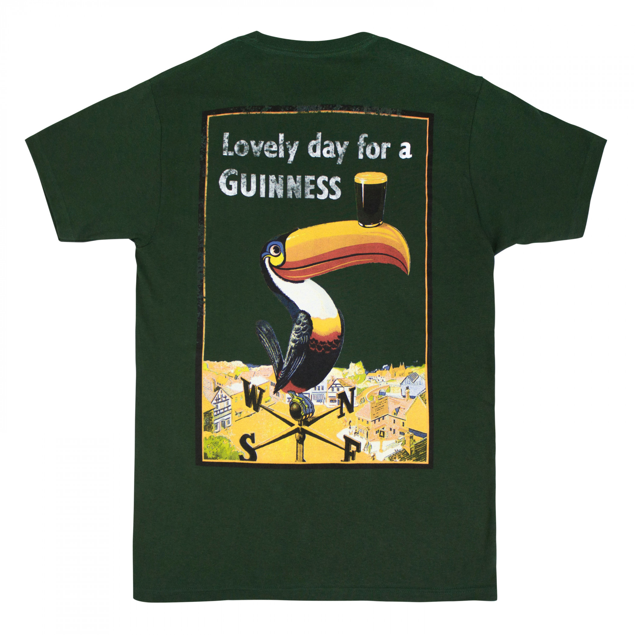 Guinness - Lovely Day for a Guinness Toucan Front and Back T-Shirt