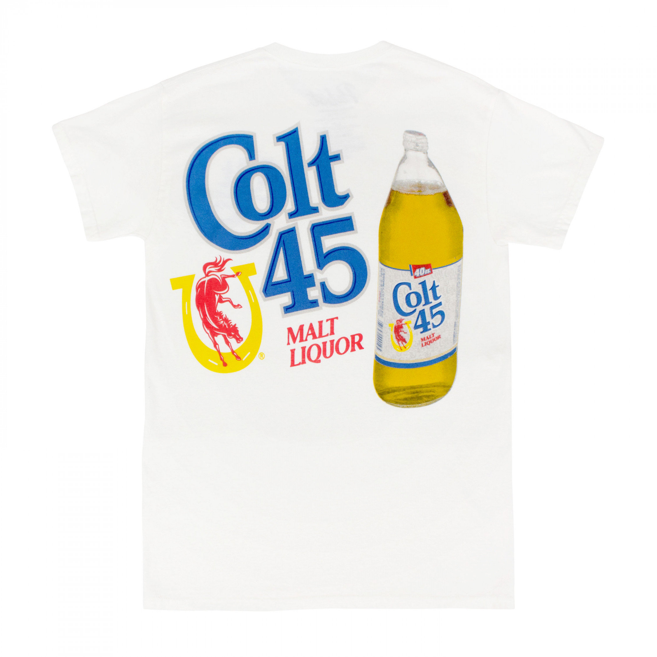 Colt 45 Malt Liquor Front and Back Print T-Shirt