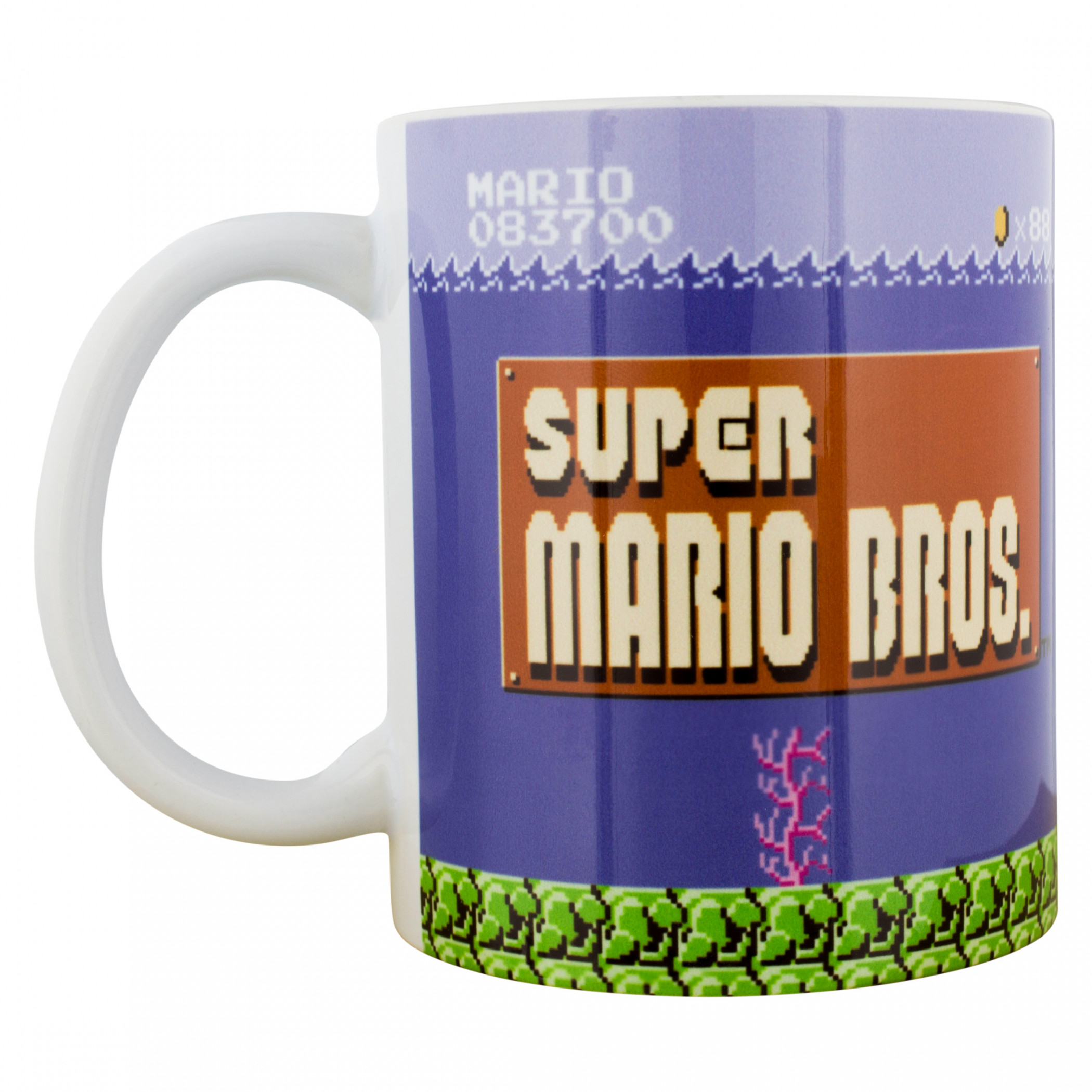 Super Mario Bros. World 2-2 11 oz. Ceramic Mug, Multi-Color