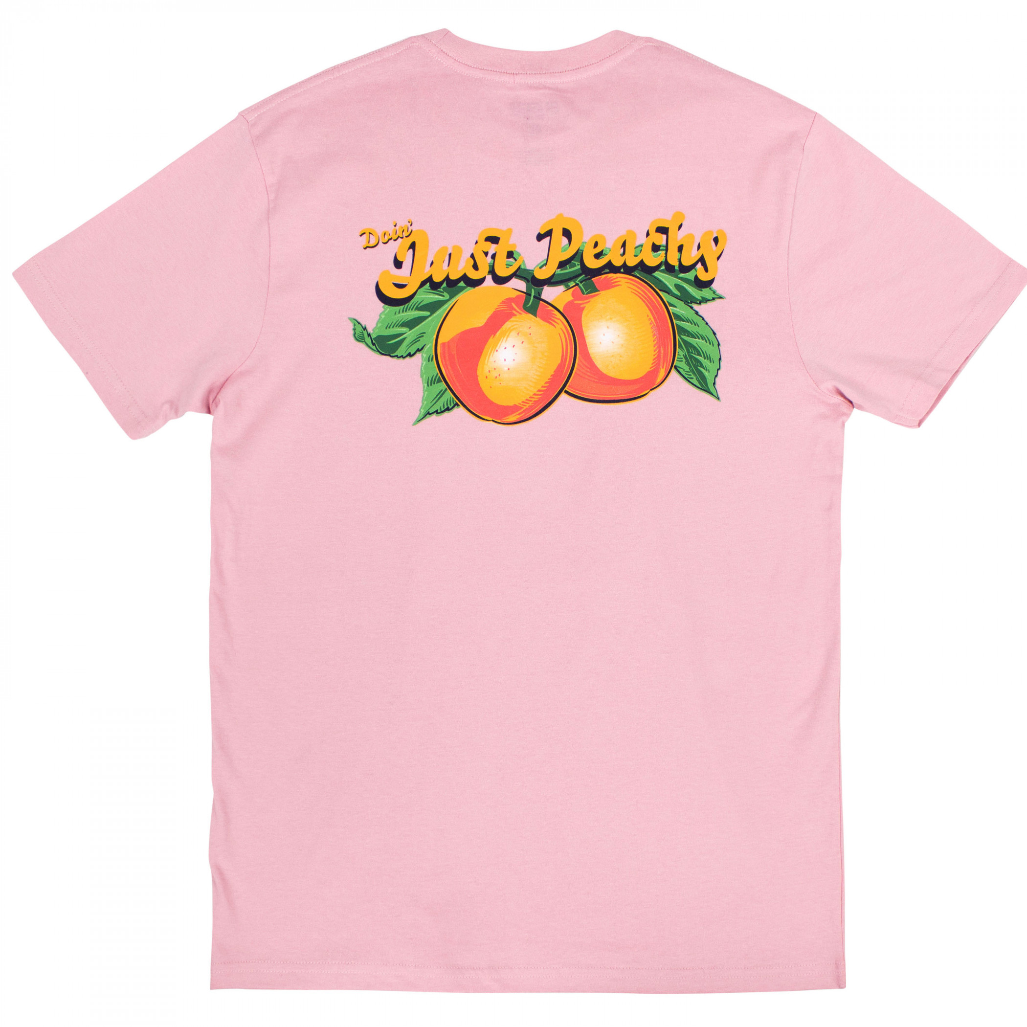 Busch Light Just Peachy Front and Back Print T-Shirt