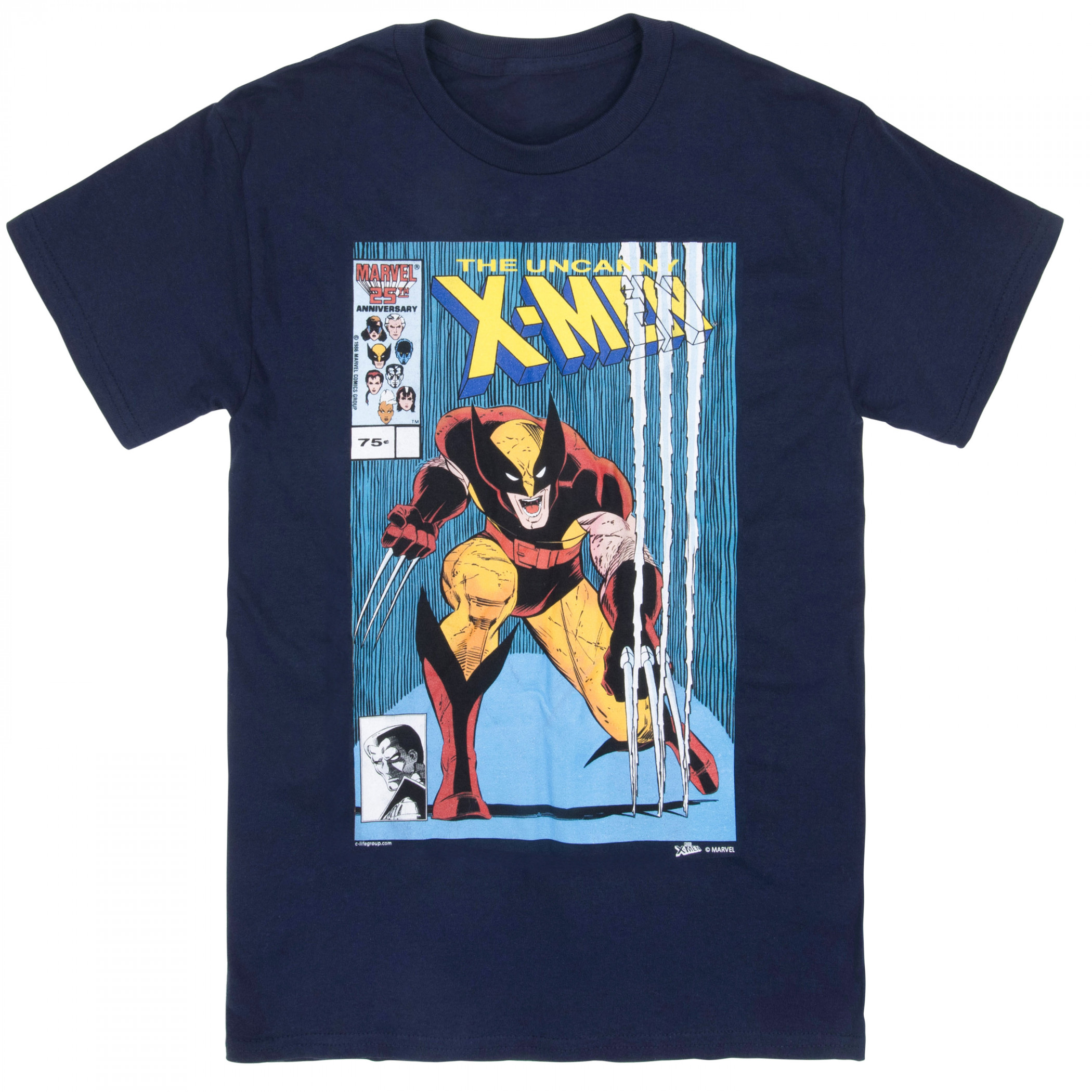 Uncanny X-Men #207 Wolverine T-Shirt, Blue