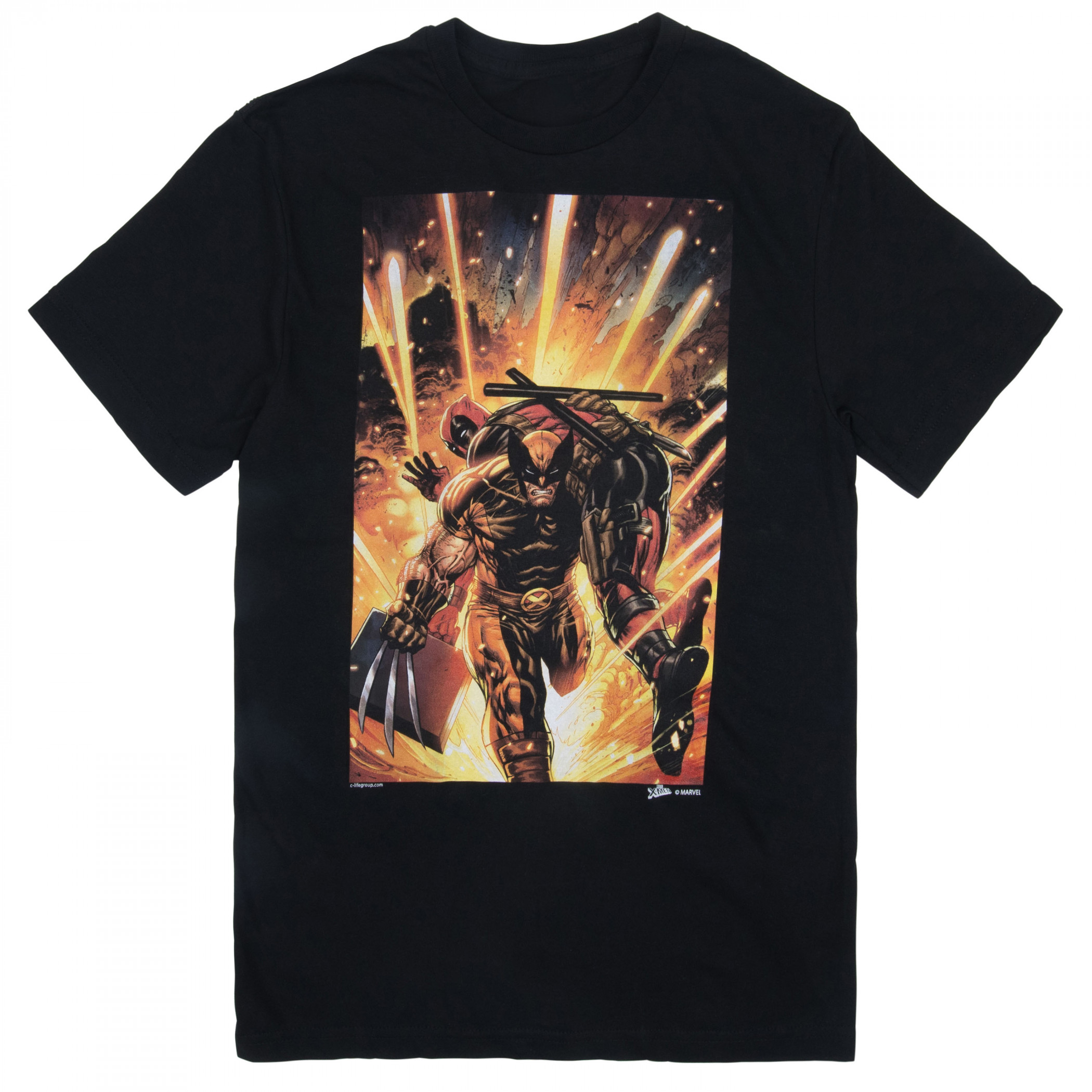Deadpool and Wolverine #1 Cover T-Shirt, Black