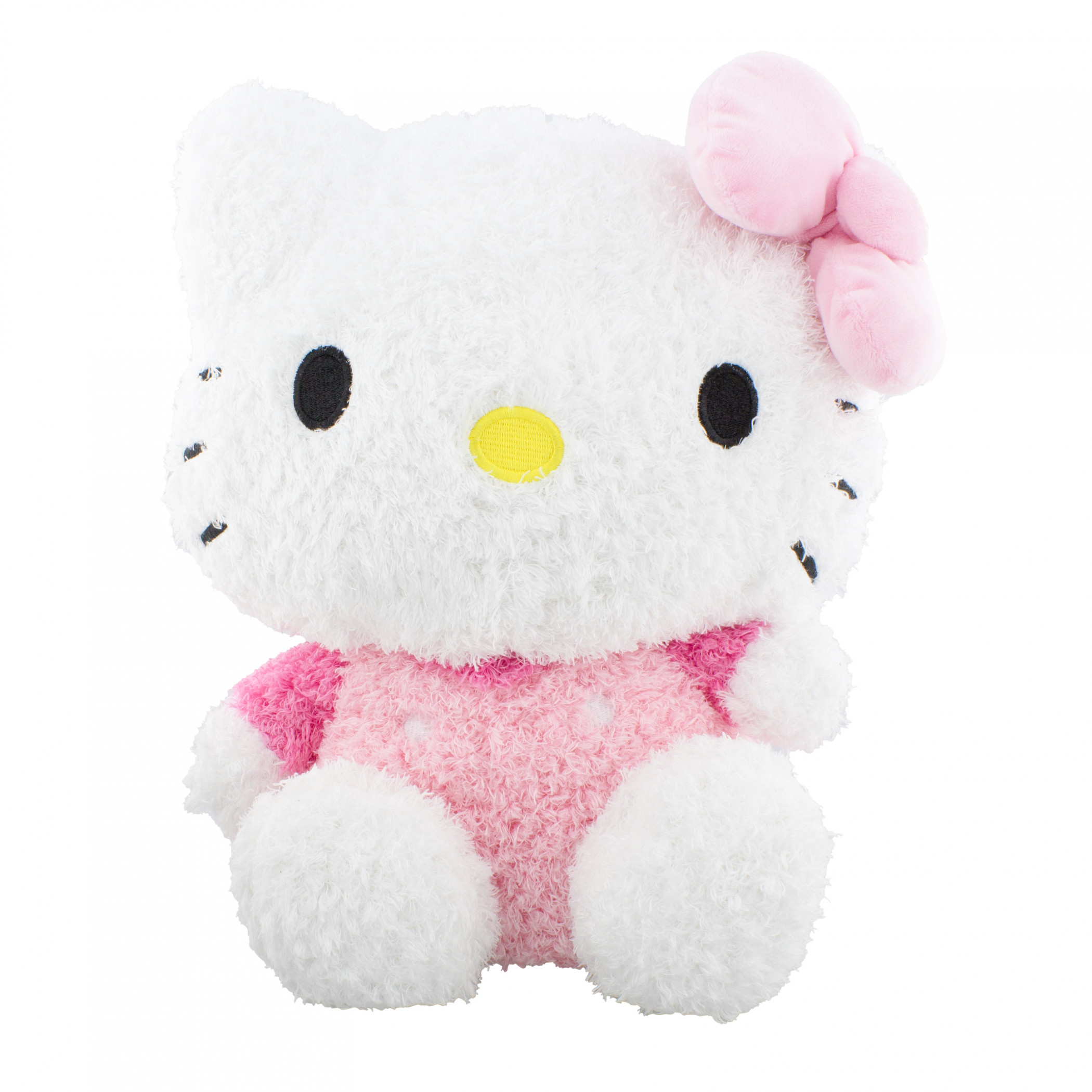 Hello Kitty Pink Bow Fuzzy Weighted Pillow Buddy, Multi-Color