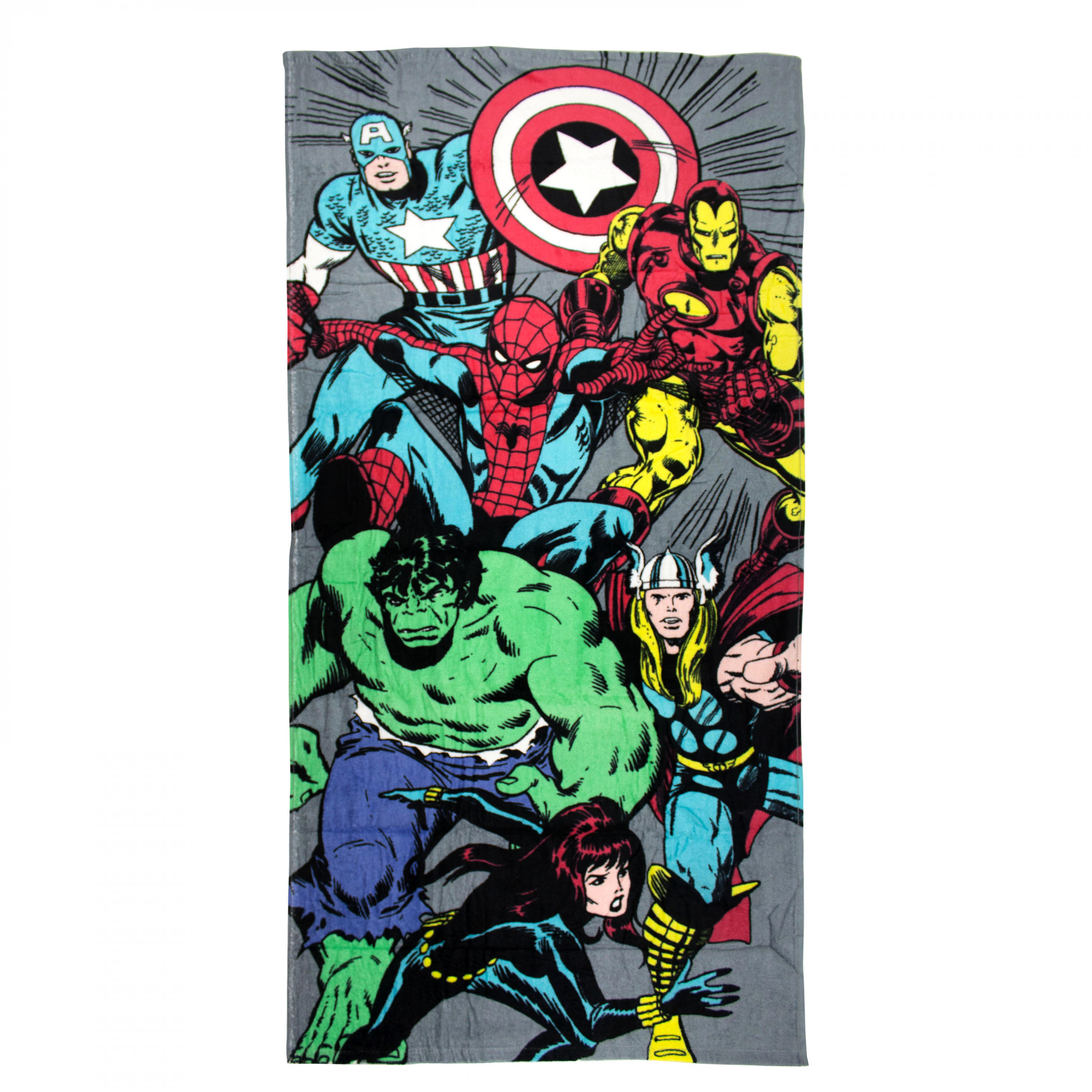 Avengers Ready for Action Beach Towel, Multi-Color