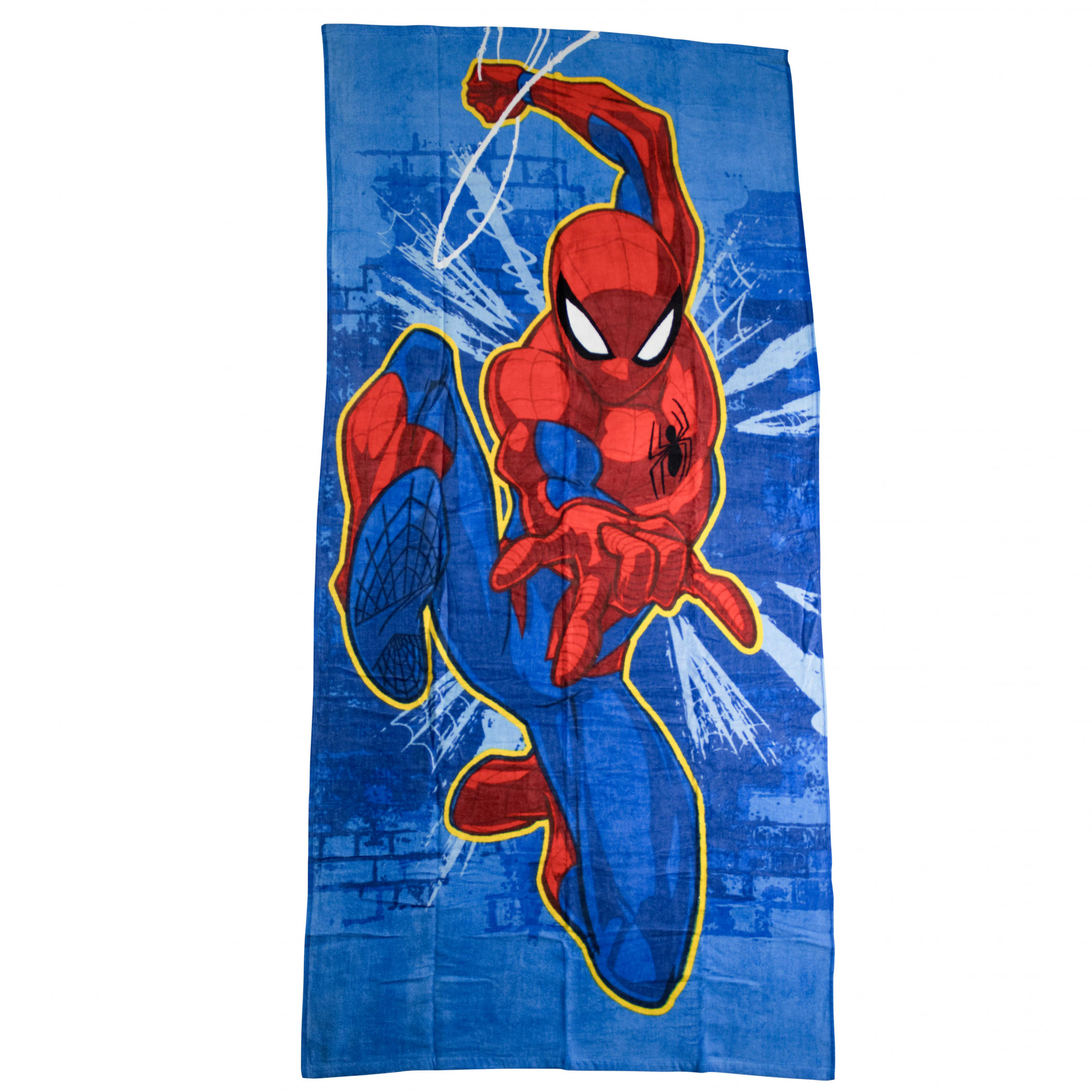 Spider-Man Crime Fighter Beach Towel, Blue