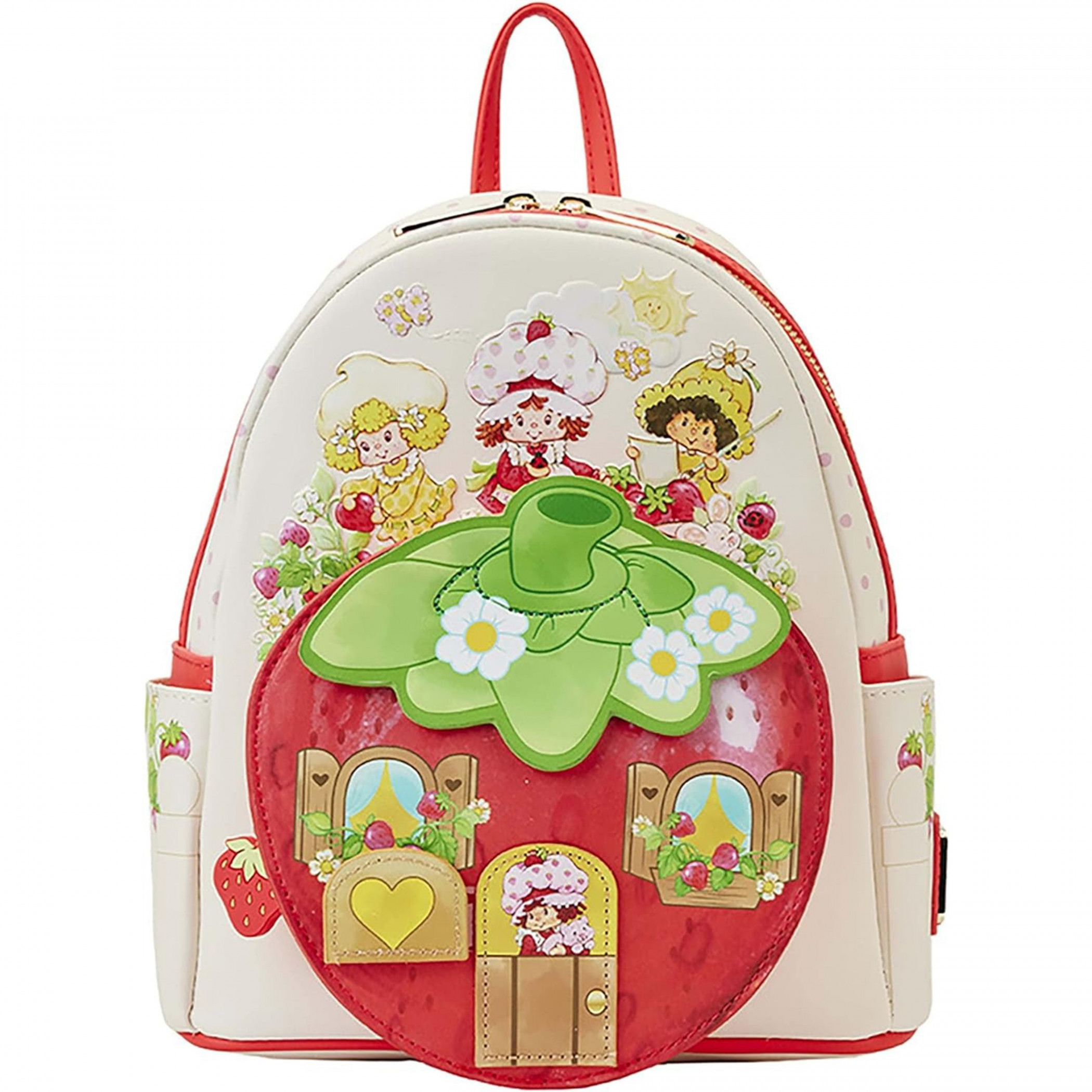Strawberry Shortcake Strawberry House Mini Backpack By Loungefly, Multi-Color