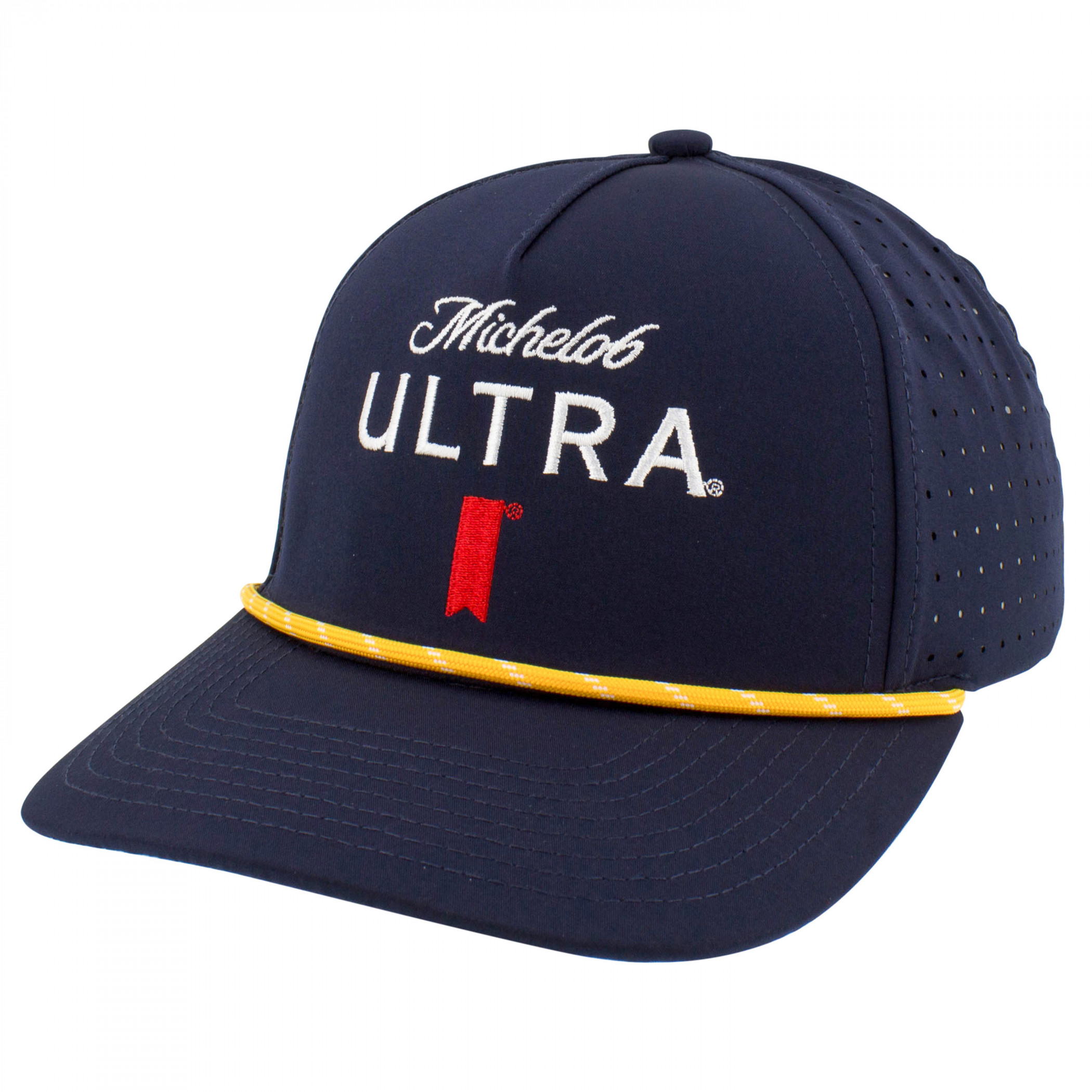 Michelob Ultra Logo Navy Colorway Rope Golf Club Hat