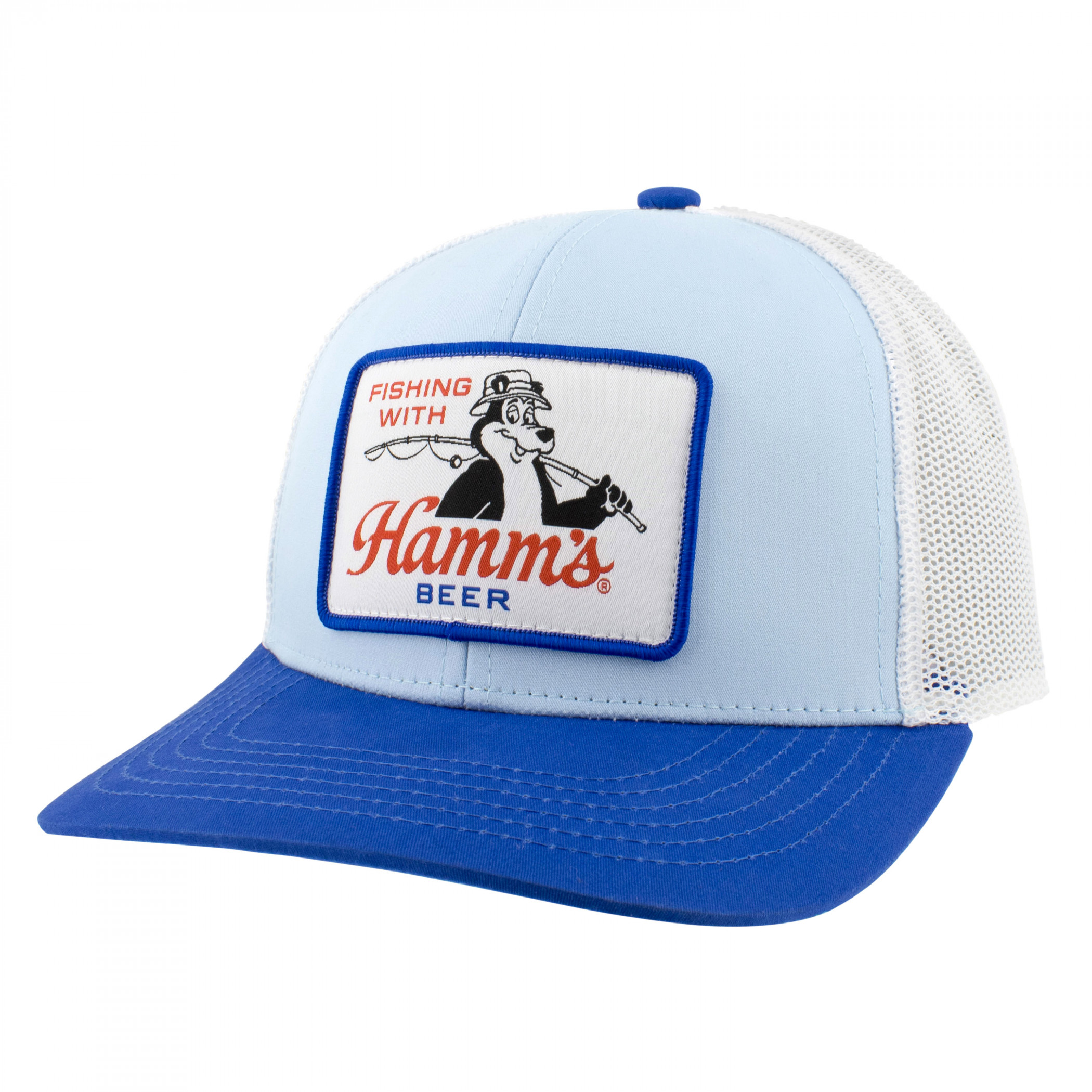 Hamm's Fishing with Beer Adjustable Hat