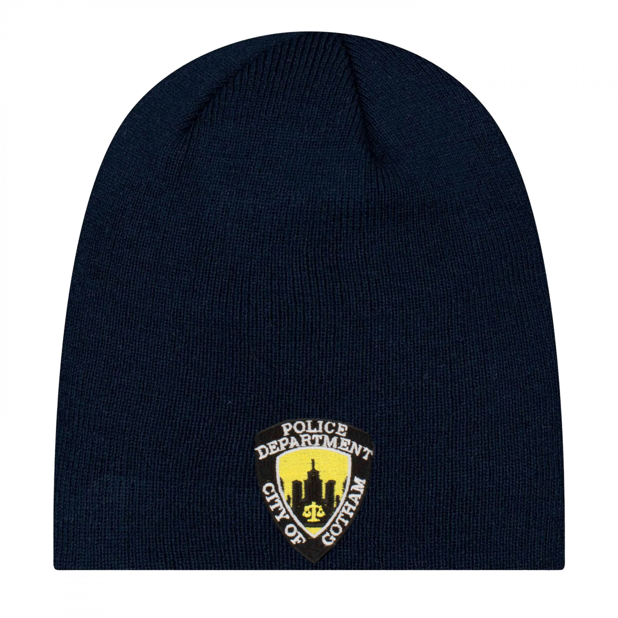 Batman Gotham City Police Department GCPD New Era Knit Beanie, Blue