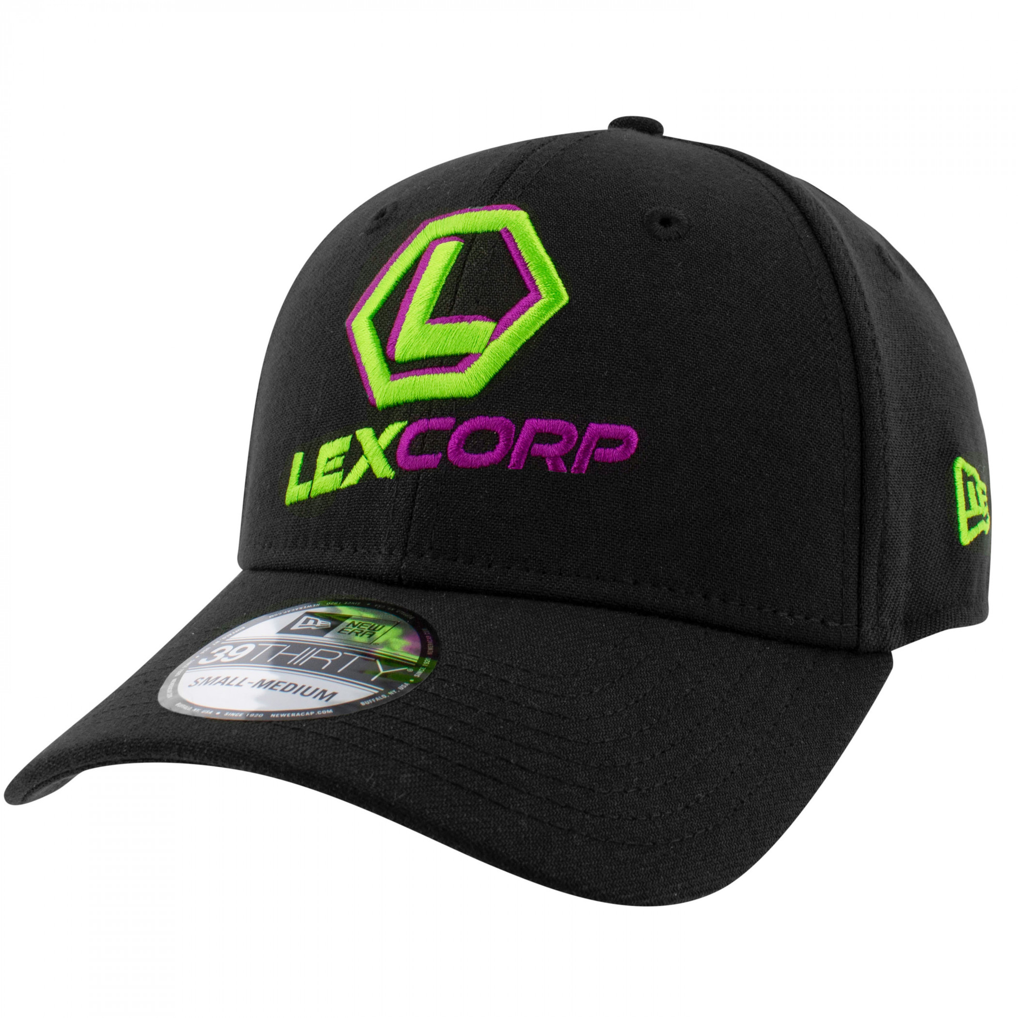 新品タグ付き　inspiration lex キャップ Lex Luther LexCorp Logo New Era 39Thirty Fitted Hat Black | eBay