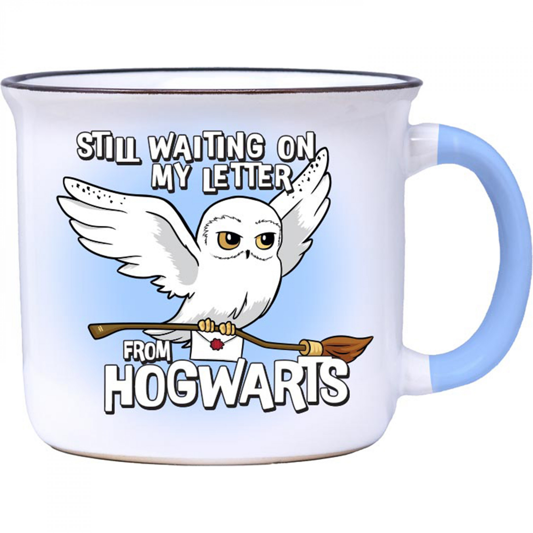 Harry Potter Still Waiting on My Letter From Hogwarts 14 oz Camper Mug, White