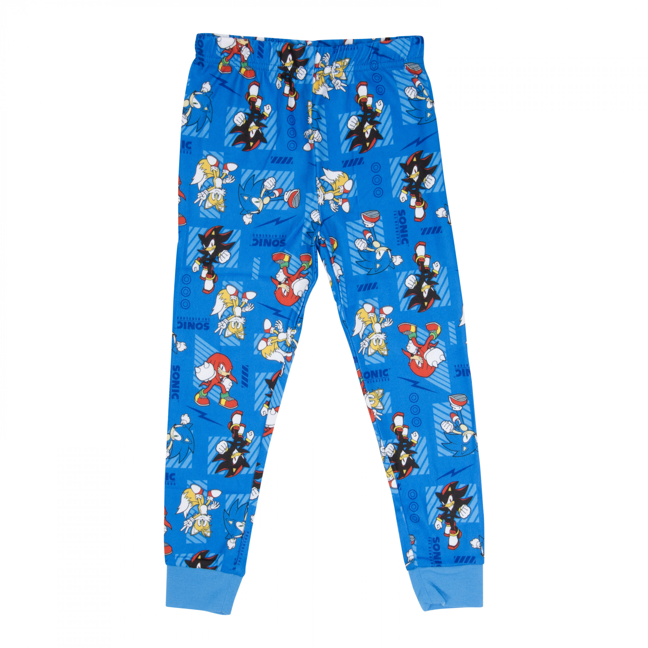 Sonic the Hedgehog Speed 4-Piece Boys Pajama Set Blue - Picture 8 of 25