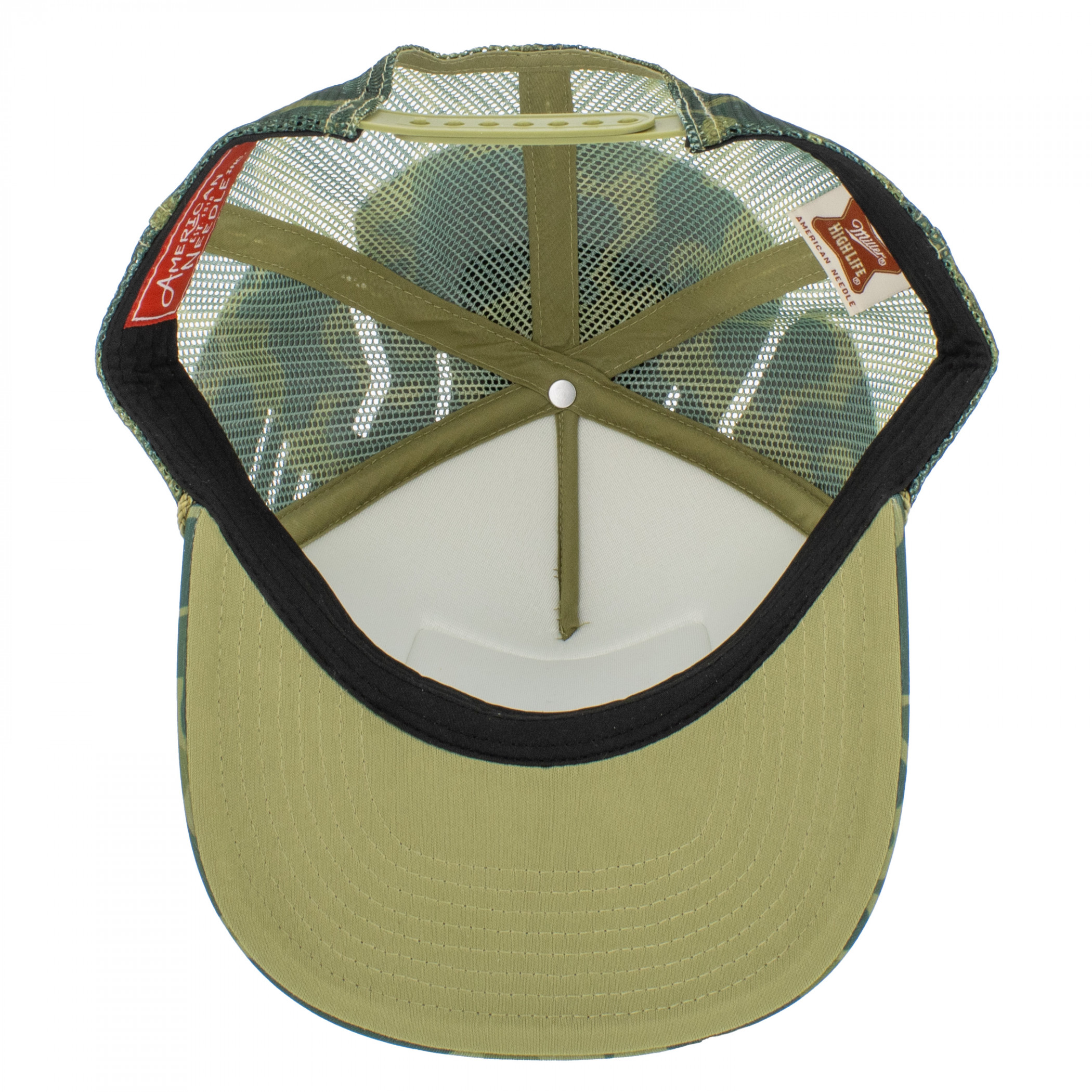 Miller High Life Black Lab Hunting Camo Trucker Hat