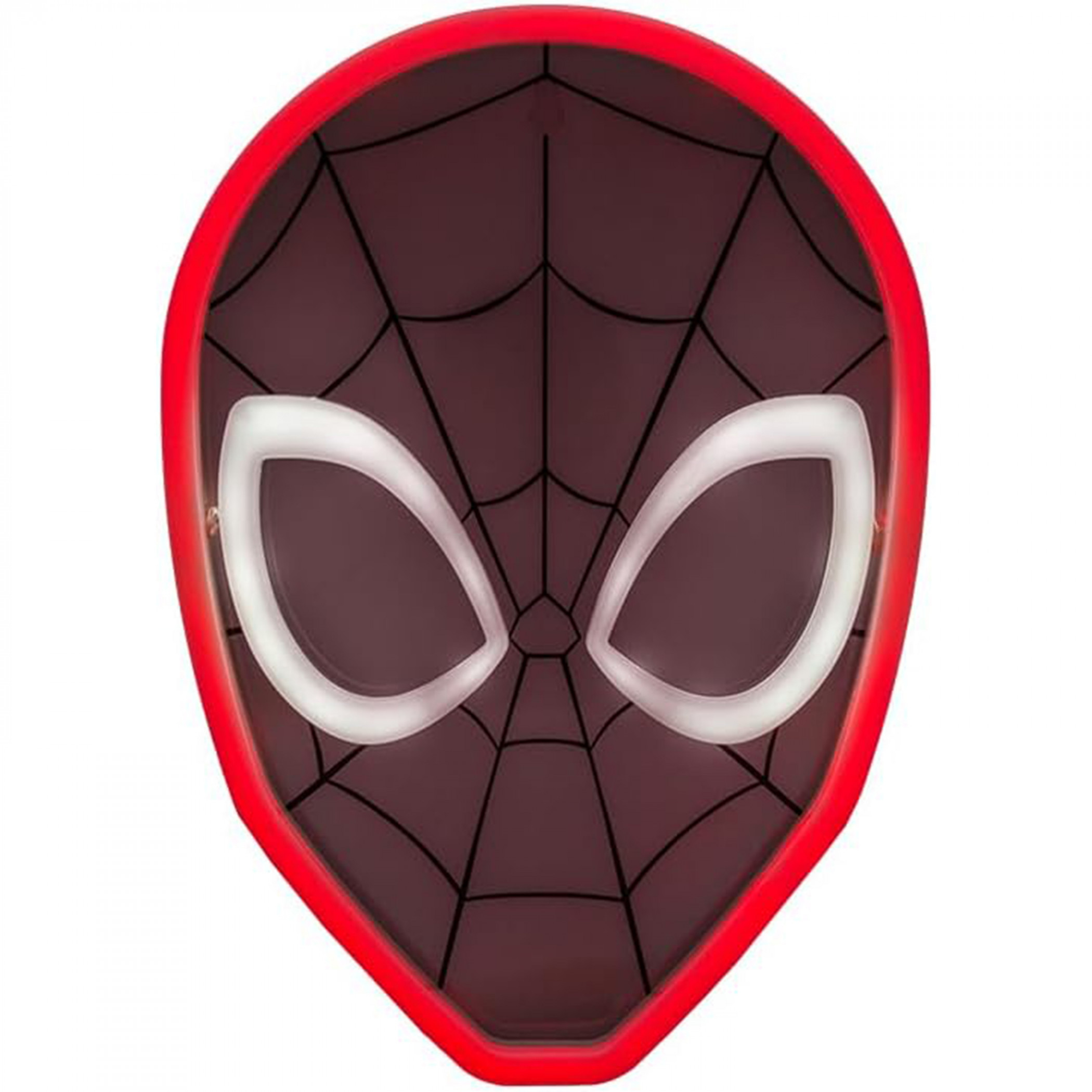 Spider-Man Mask Neon Mountable Light, Red