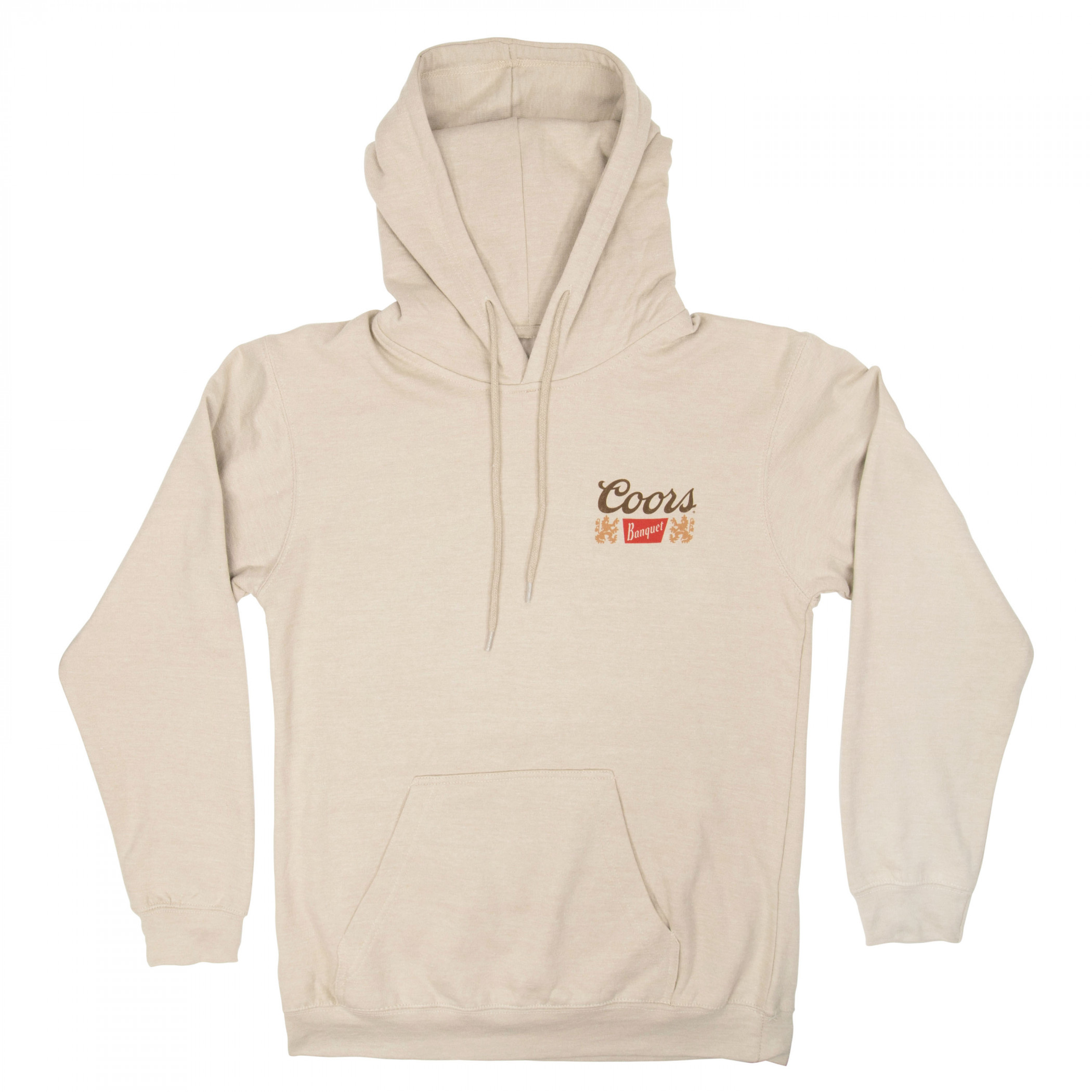 Coors Sunset in Golden Colorado Print Sand Pull-Over Hoodie