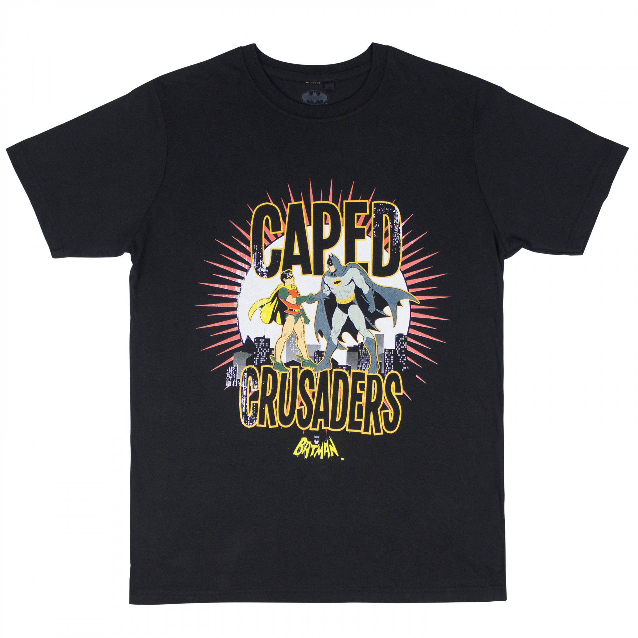Batman and Robin Caped Crusaders T-Shirt, Black