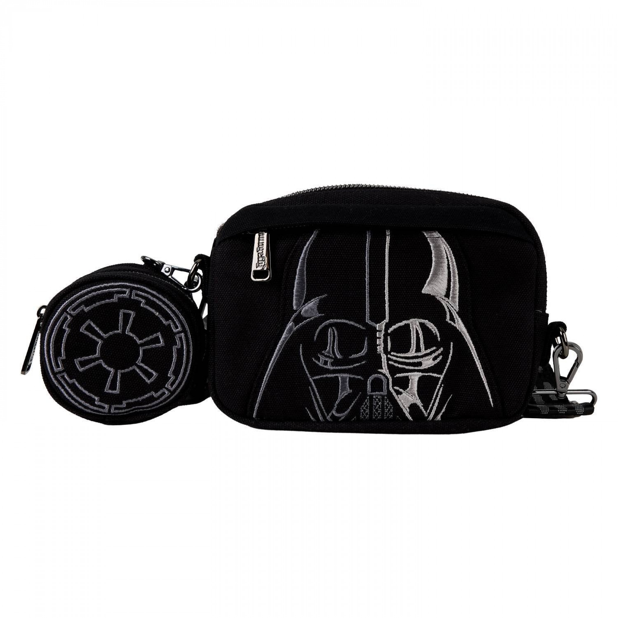 Star Wars Darth Vader Crossbody Bag with Coin Purse by Loungefly, Black