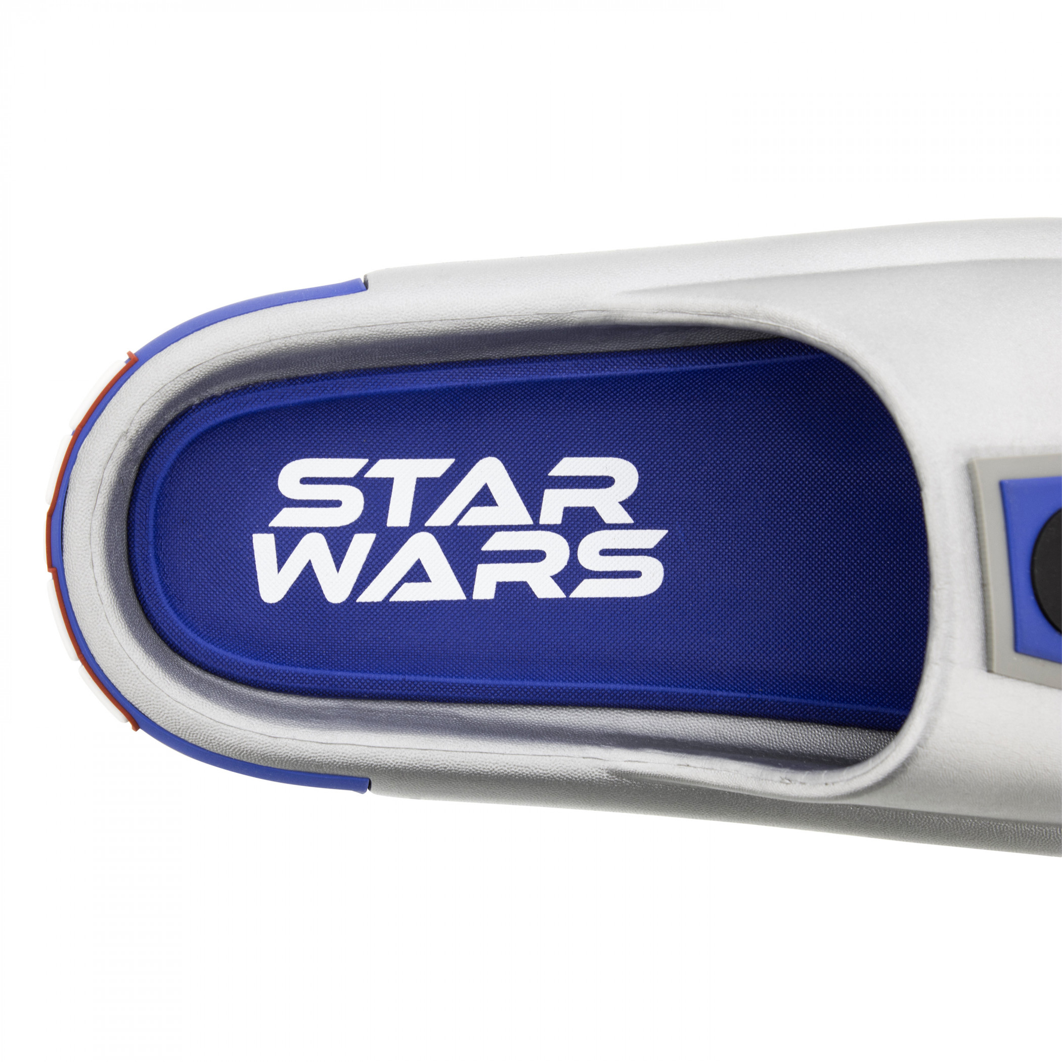 Star Wars R2-D2 Metallic Herren Cloud Comfort Slide Sandalen Silber - Bild 14 von 70