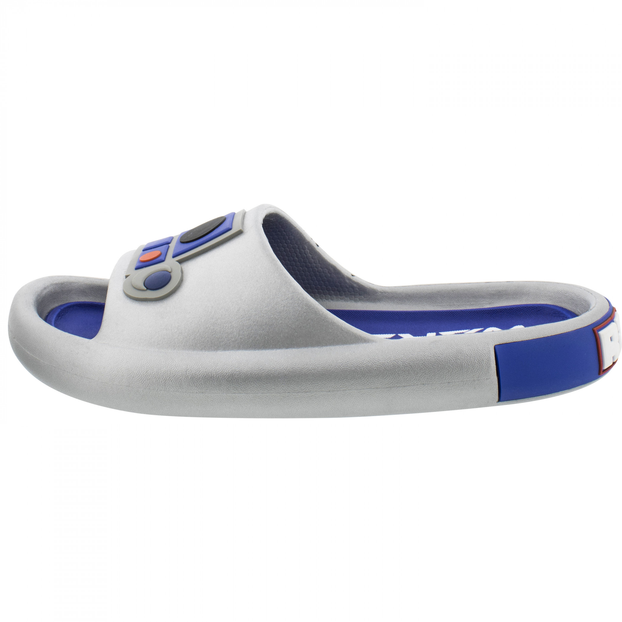 Star Wars R2-D2 Metallic Herren Cloud Comfort Slide Sandalen Silber - Bild 13 von 70