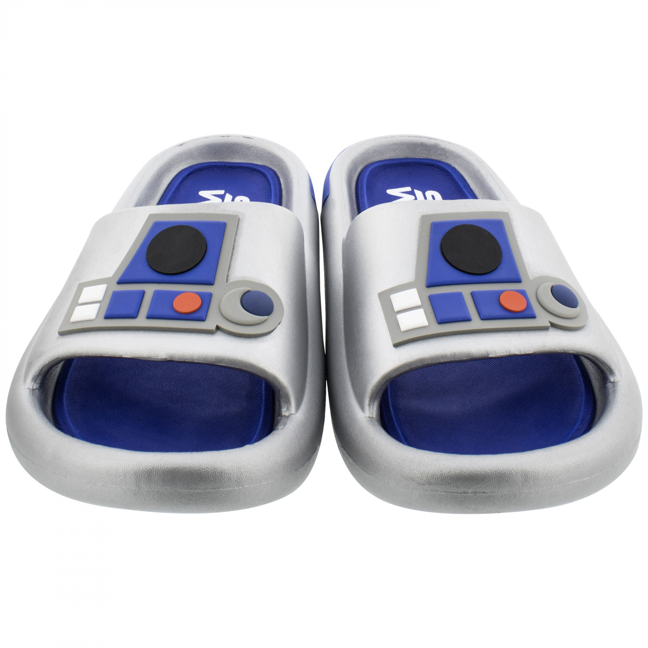 Star Wars R2-D2 Metallic Herren Cloud Comfort Slide Sandalen Silber - Bild 11 von 70