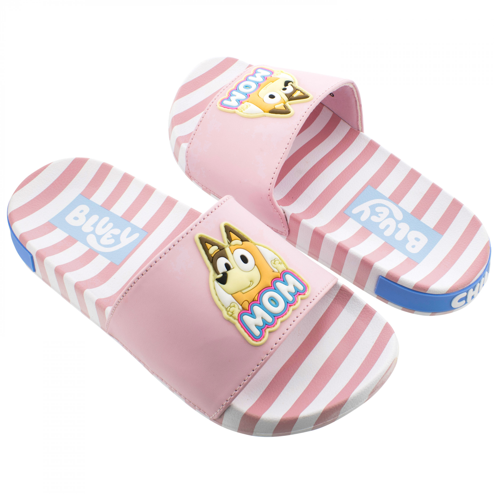 Bluey Chili Mom Adult Slide Sandals, Orange