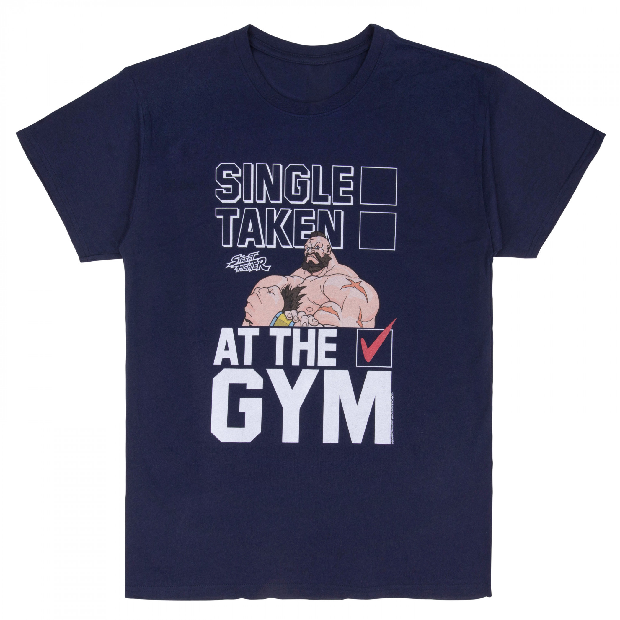 Street Fighter Zangief At The Gym T-Shirt, Black