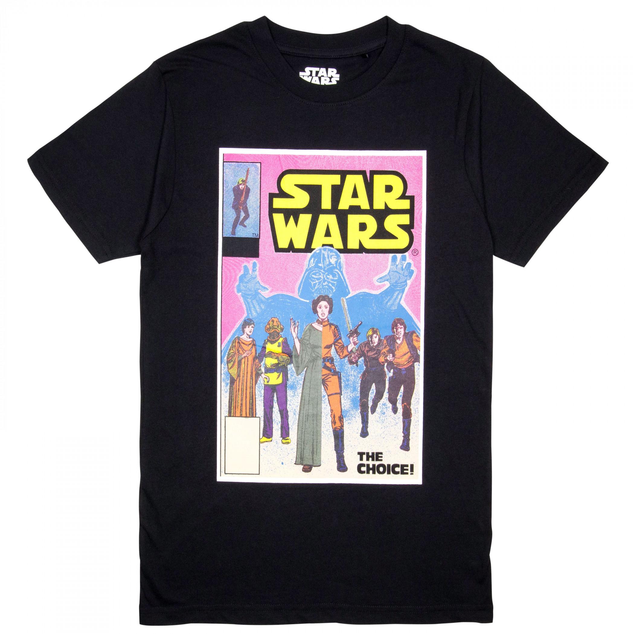 Star Wars 'The Choice!' Comic Cover T-Shirt, Black
