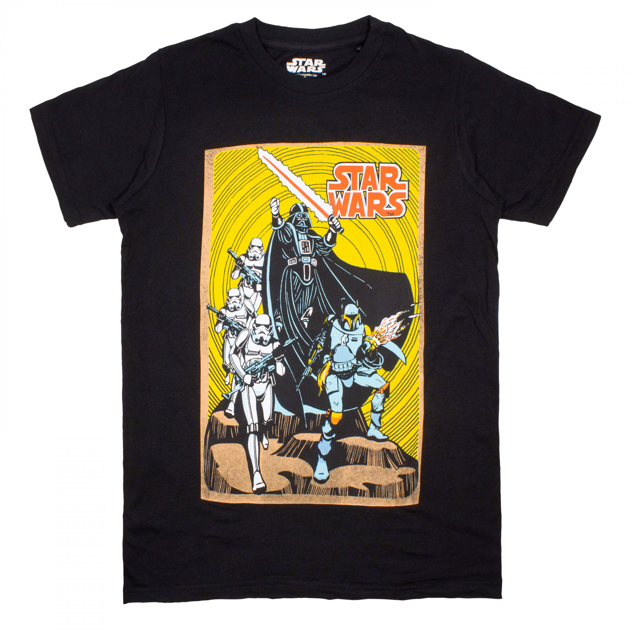 Star Wars Darth Vader Commands Empire T-Shirt, Black