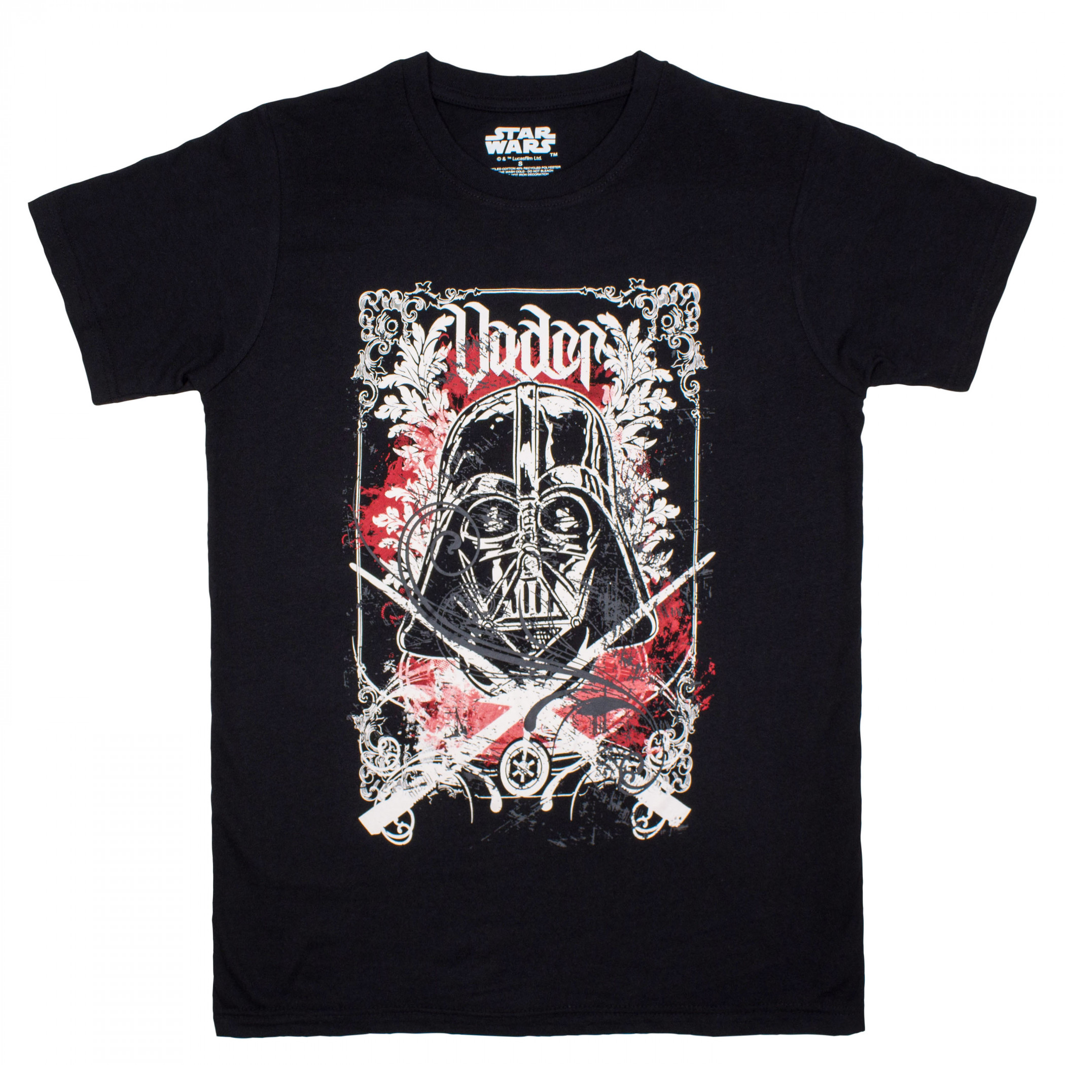 Star Wars Darth Vader Dark Side Decor T-Shirt, Black