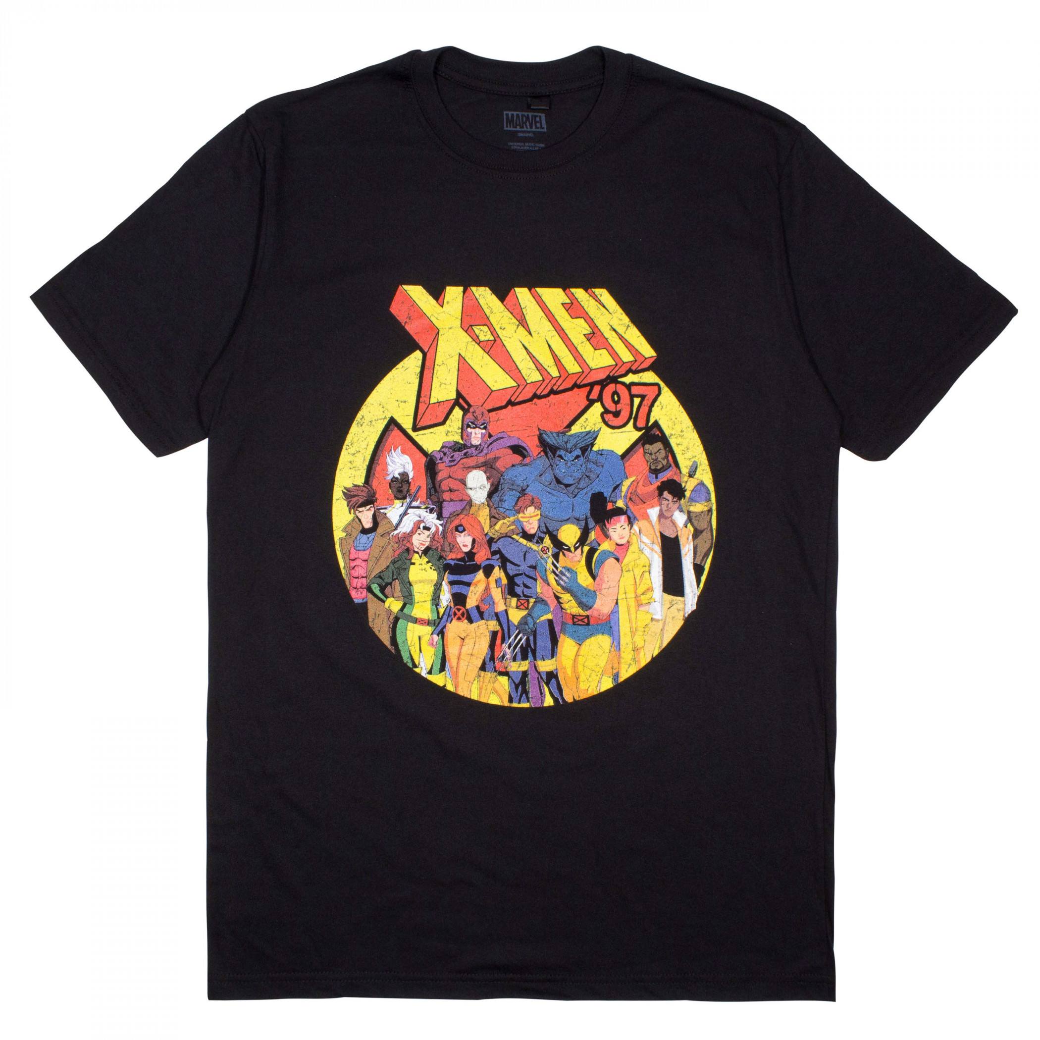 X-Men '97 Mutants Assemble Marvel T-Shirt, Black