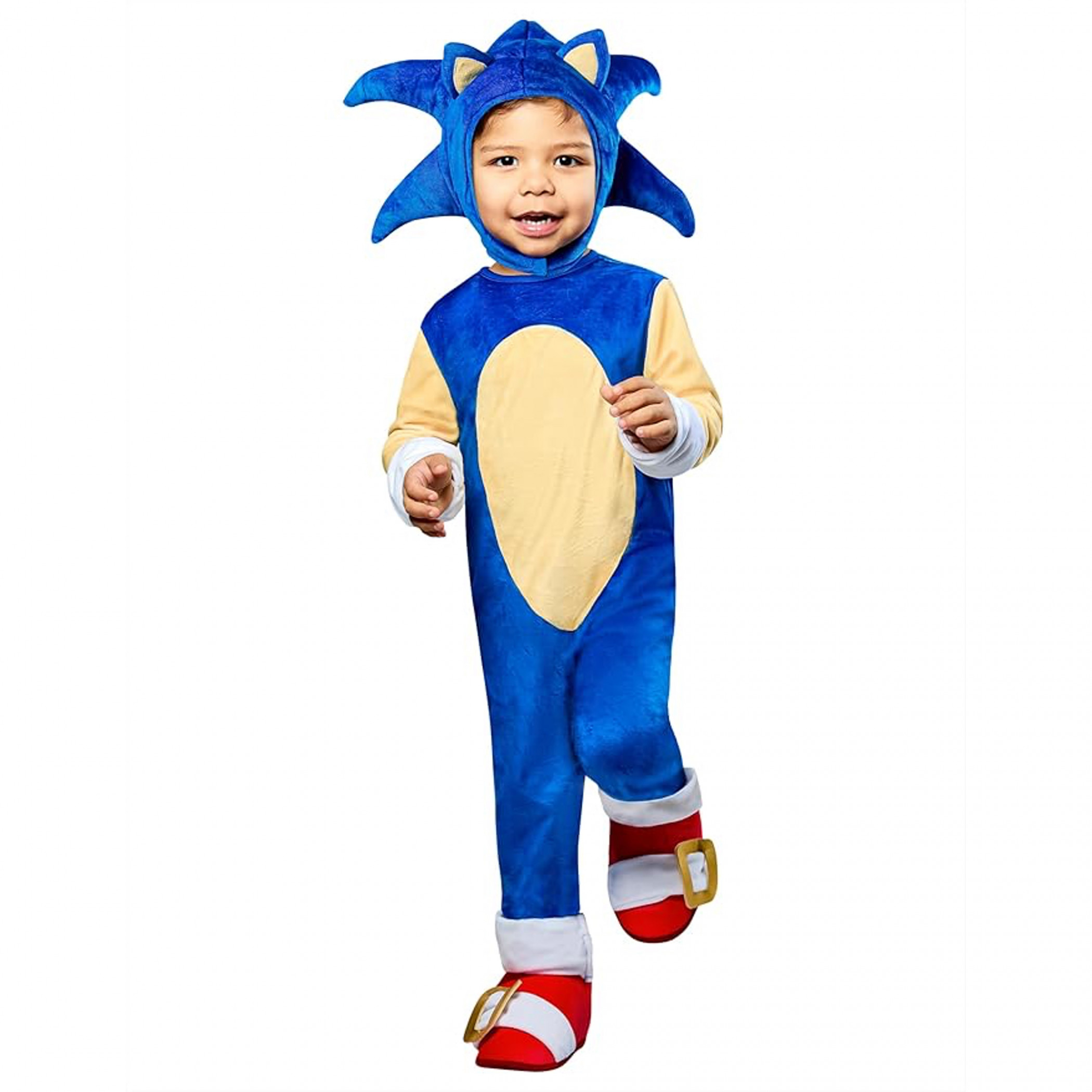 Sonic The Hedgehog Full Body Toddler Costume, Blue
