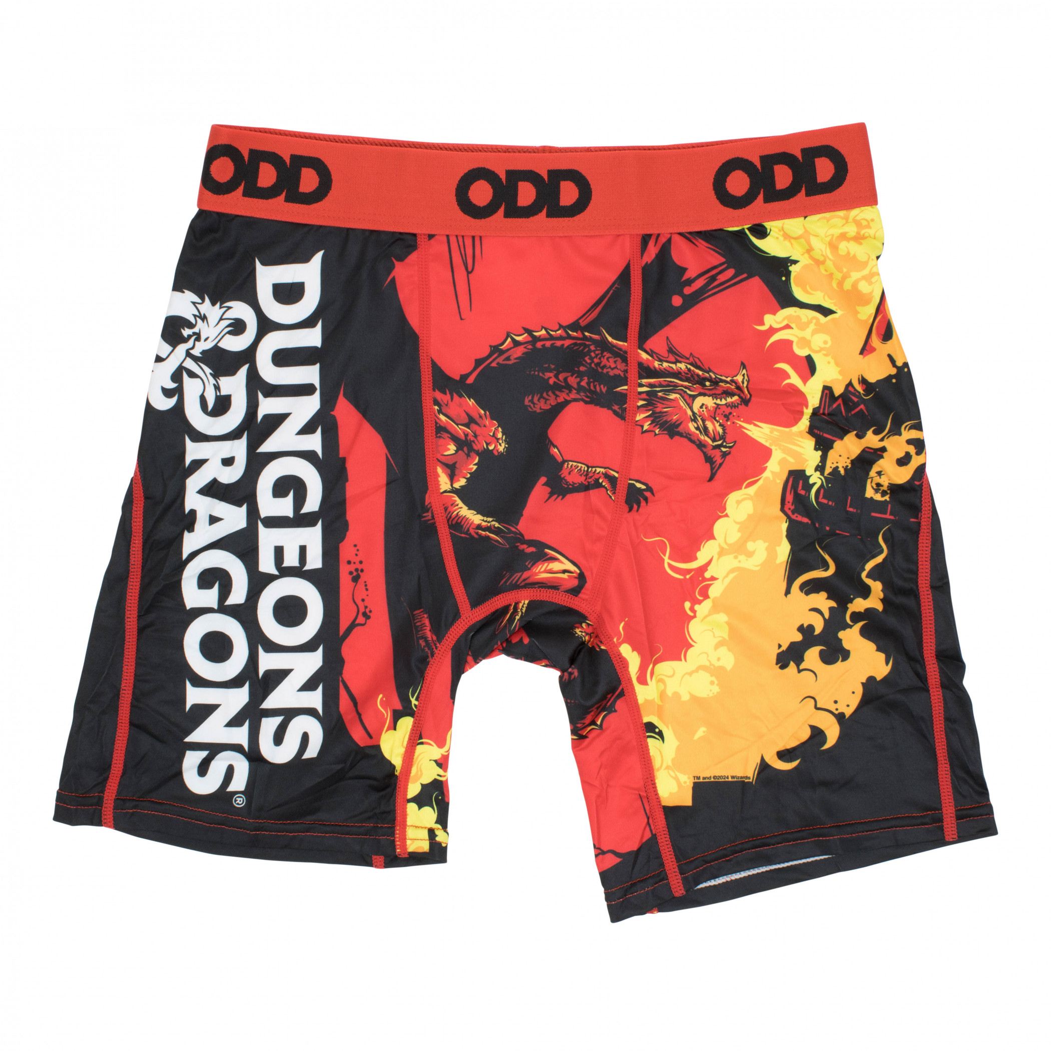 Dungeons & Dragons Fire Men's Boxer Briefs, Multi-Color