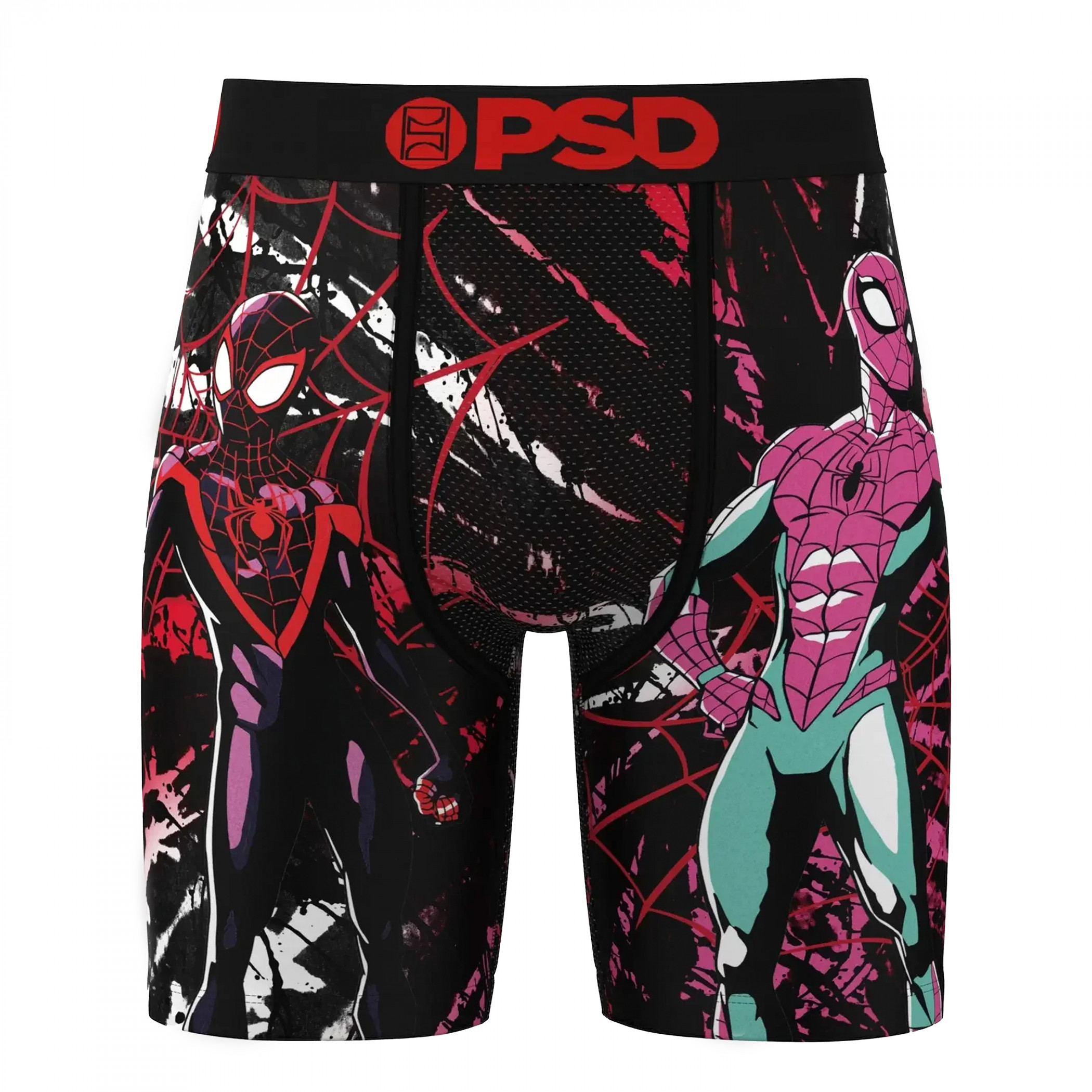 Spider-Man and Miles Morales Spider Bros PSD Boxer Briefs, Black