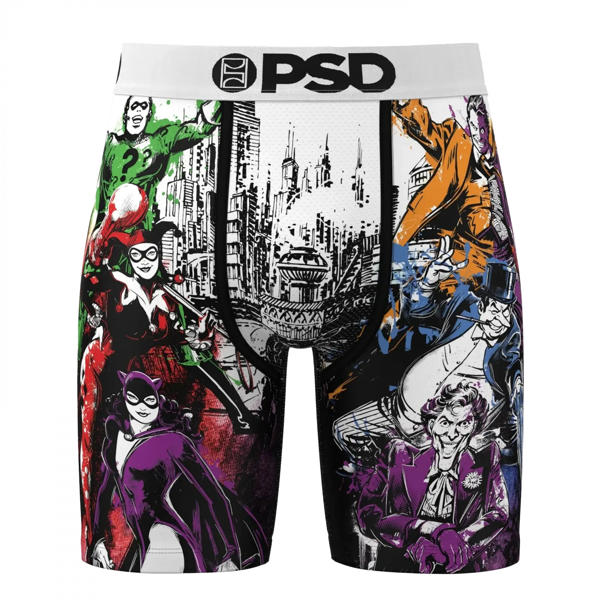 Batman Gotham Villains PSD Boxer Briefs, Multi-Color