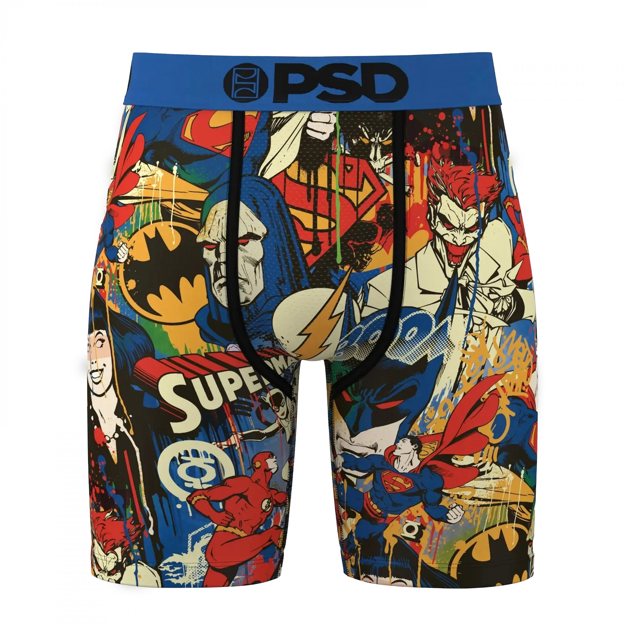 DC Comics Squad PSD Boxer Briefs, Multi-Color
